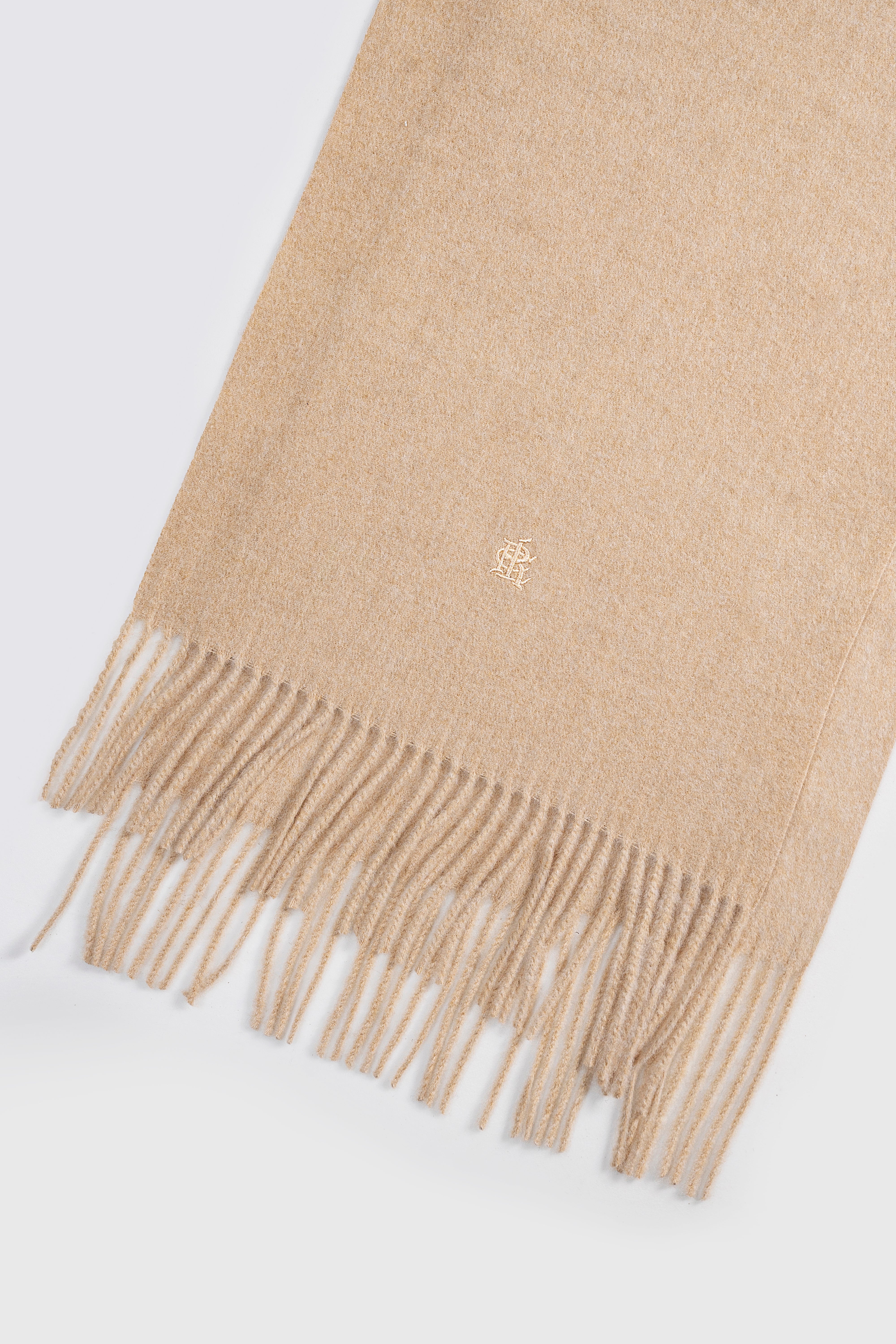 Fringe Wool blended Scarf