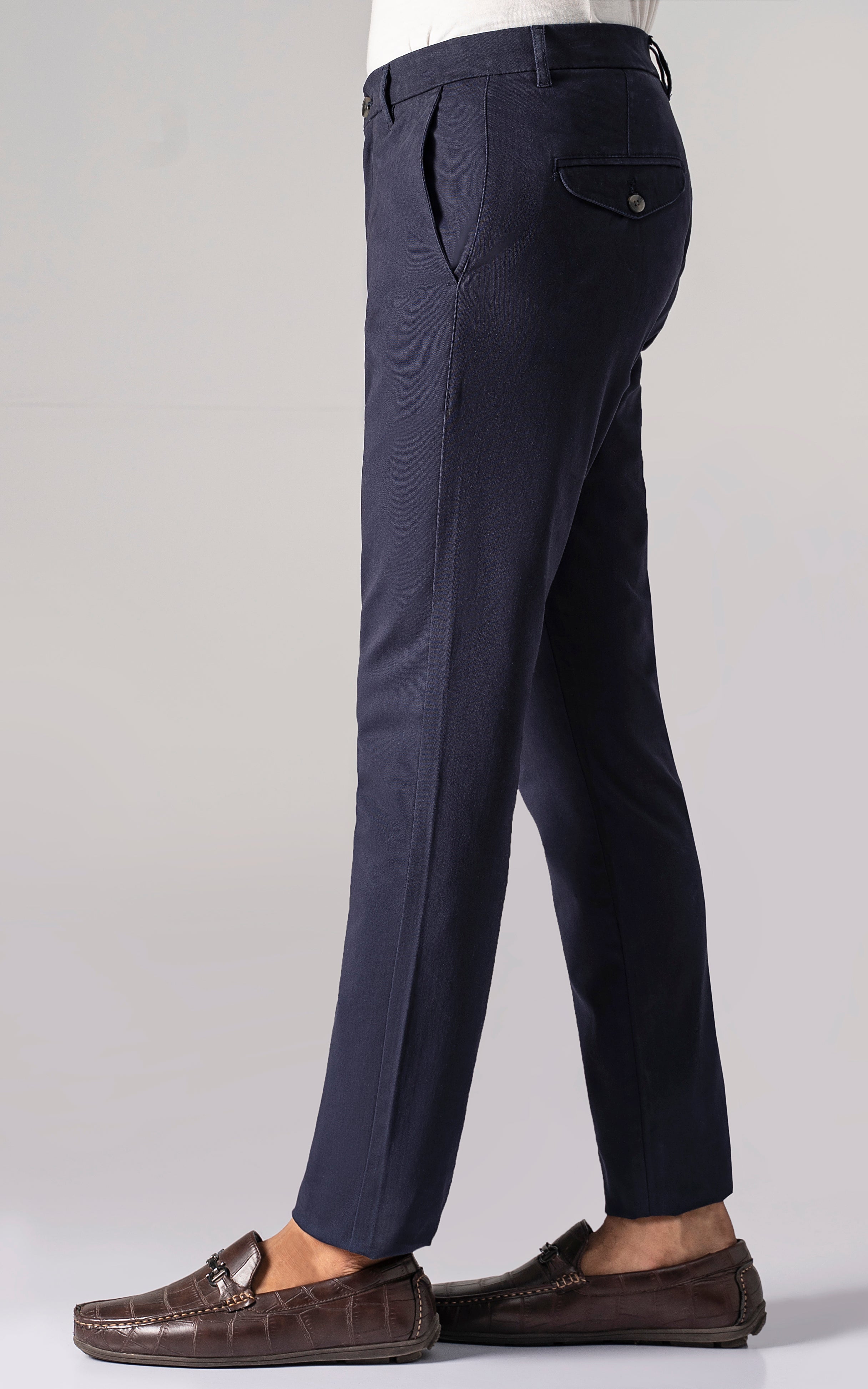 CASUAL PANT CROSS POCKET NAVY