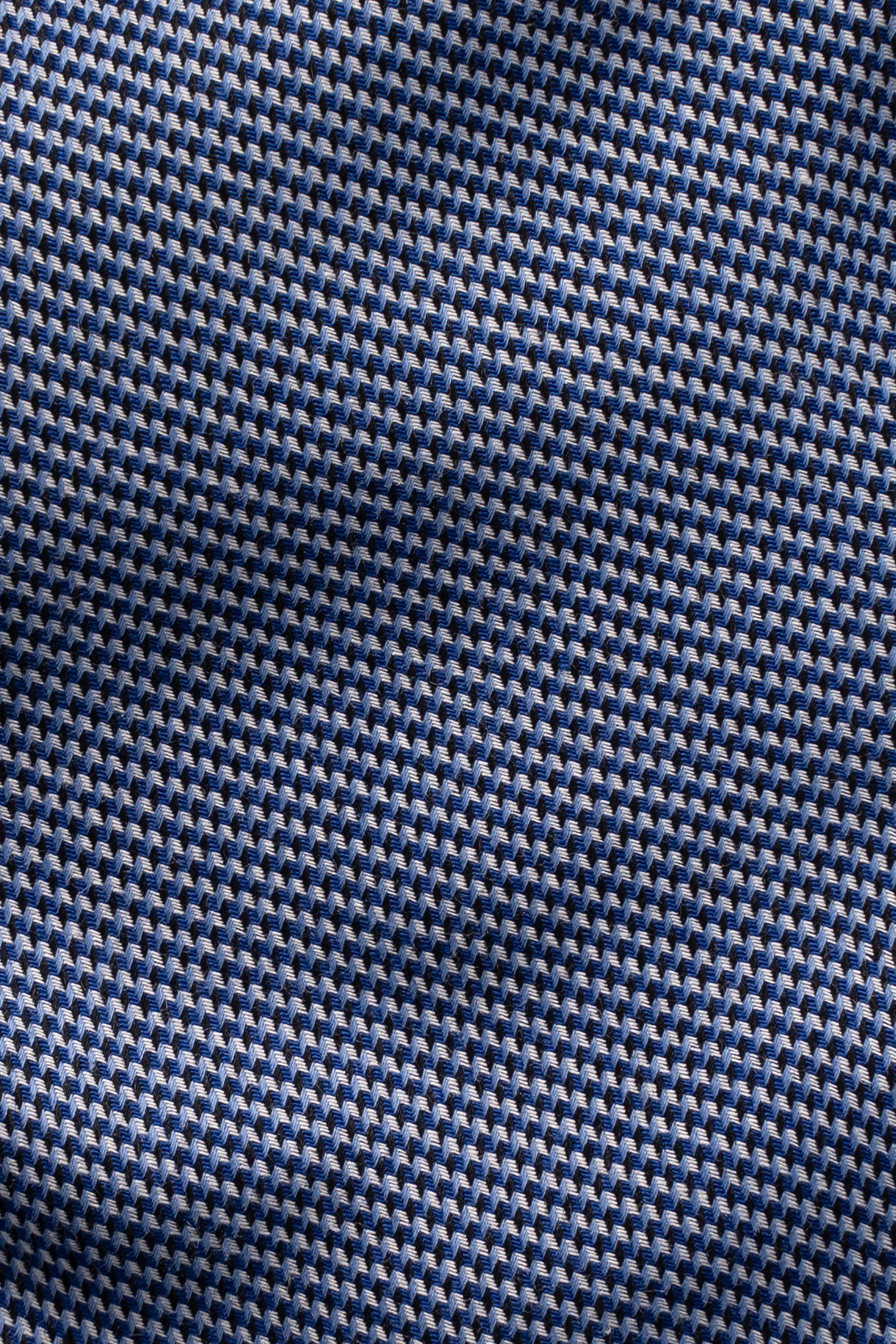 LIMITED EDITION SHIRTS BLUE SELF TEXTURED