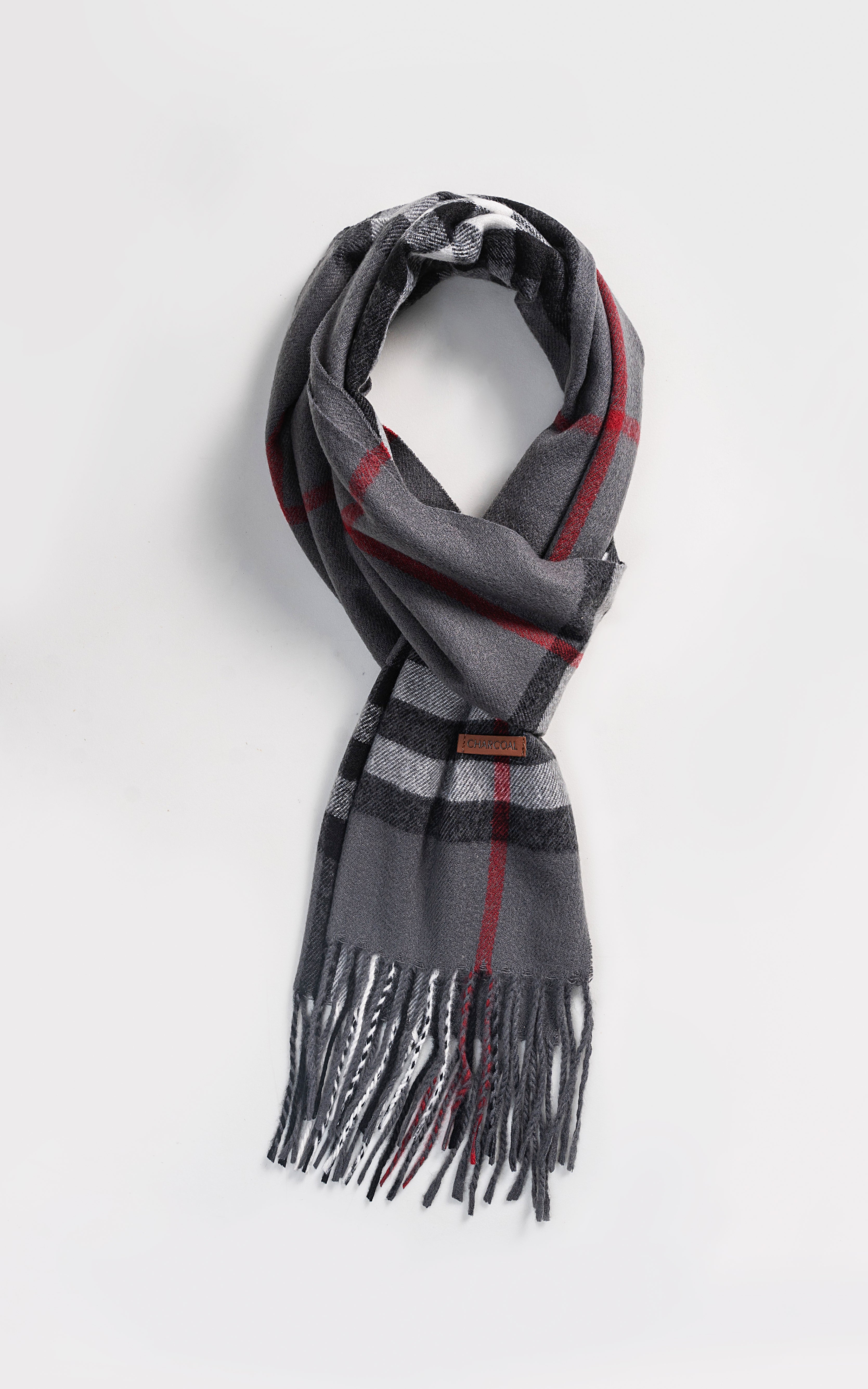 Plaid Wool Blended scarf