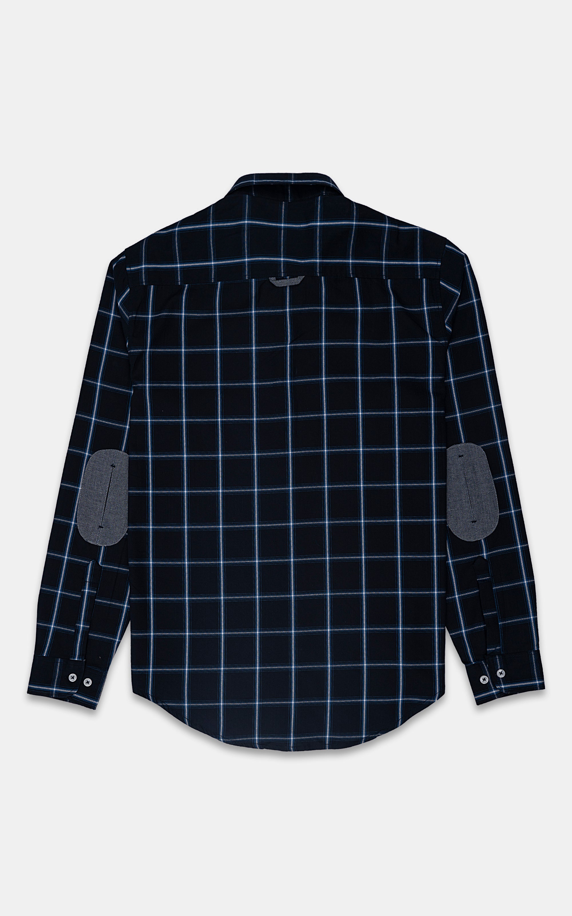 CASUAL SHIRT NAVY CHECK