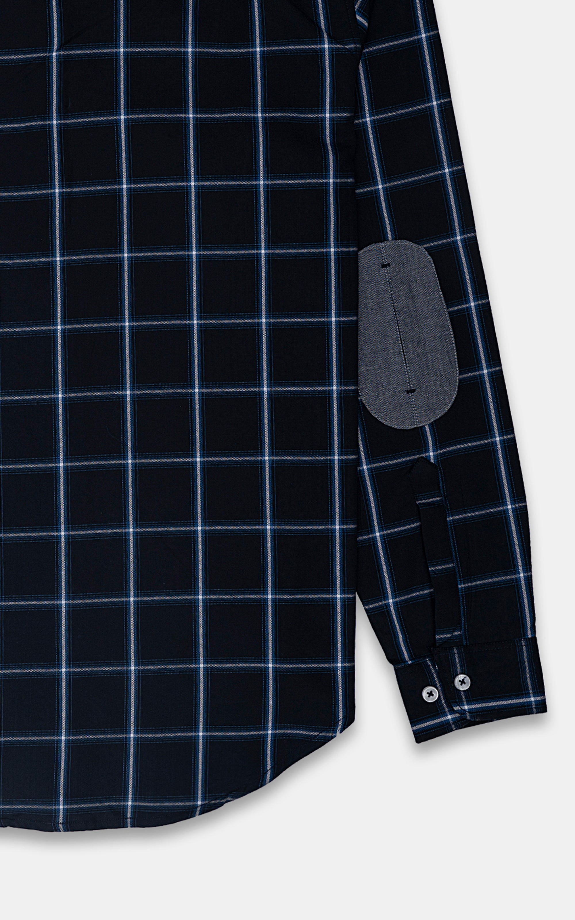 CASUAL SHIRT NAVY CHECK