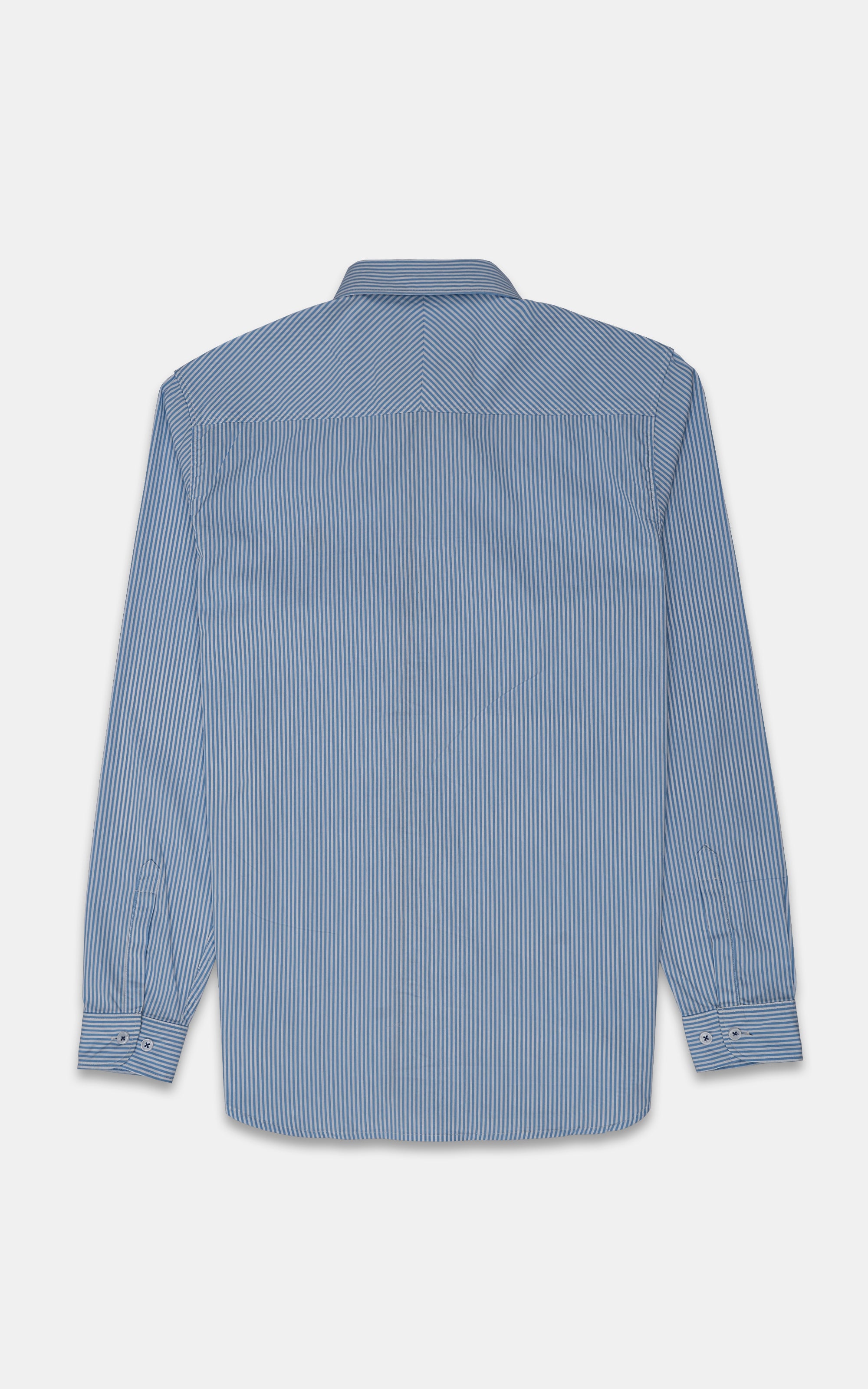 CASUAL SHIRT WHITE BLUE