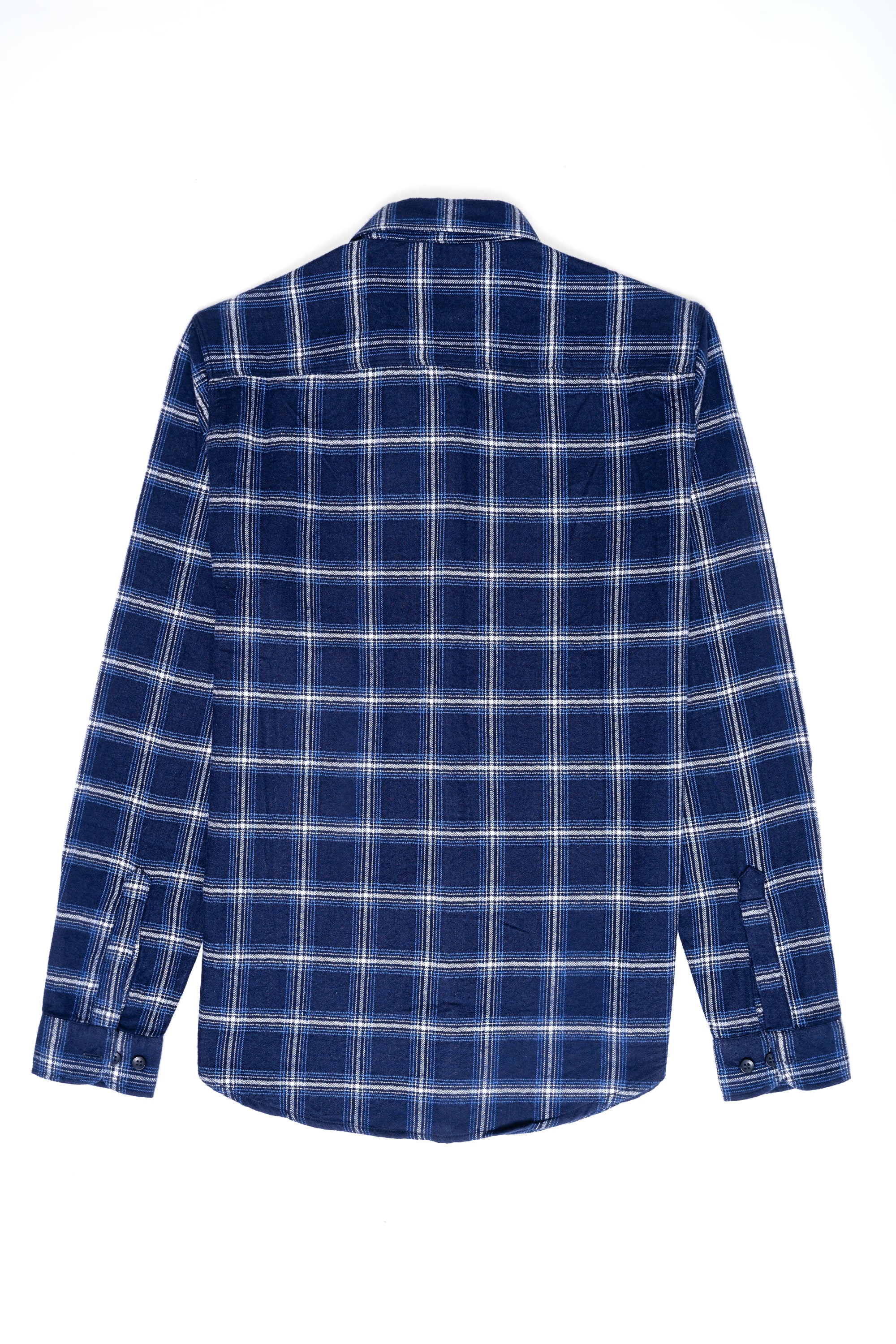 CASUAL SHIRT NAVY CHECK