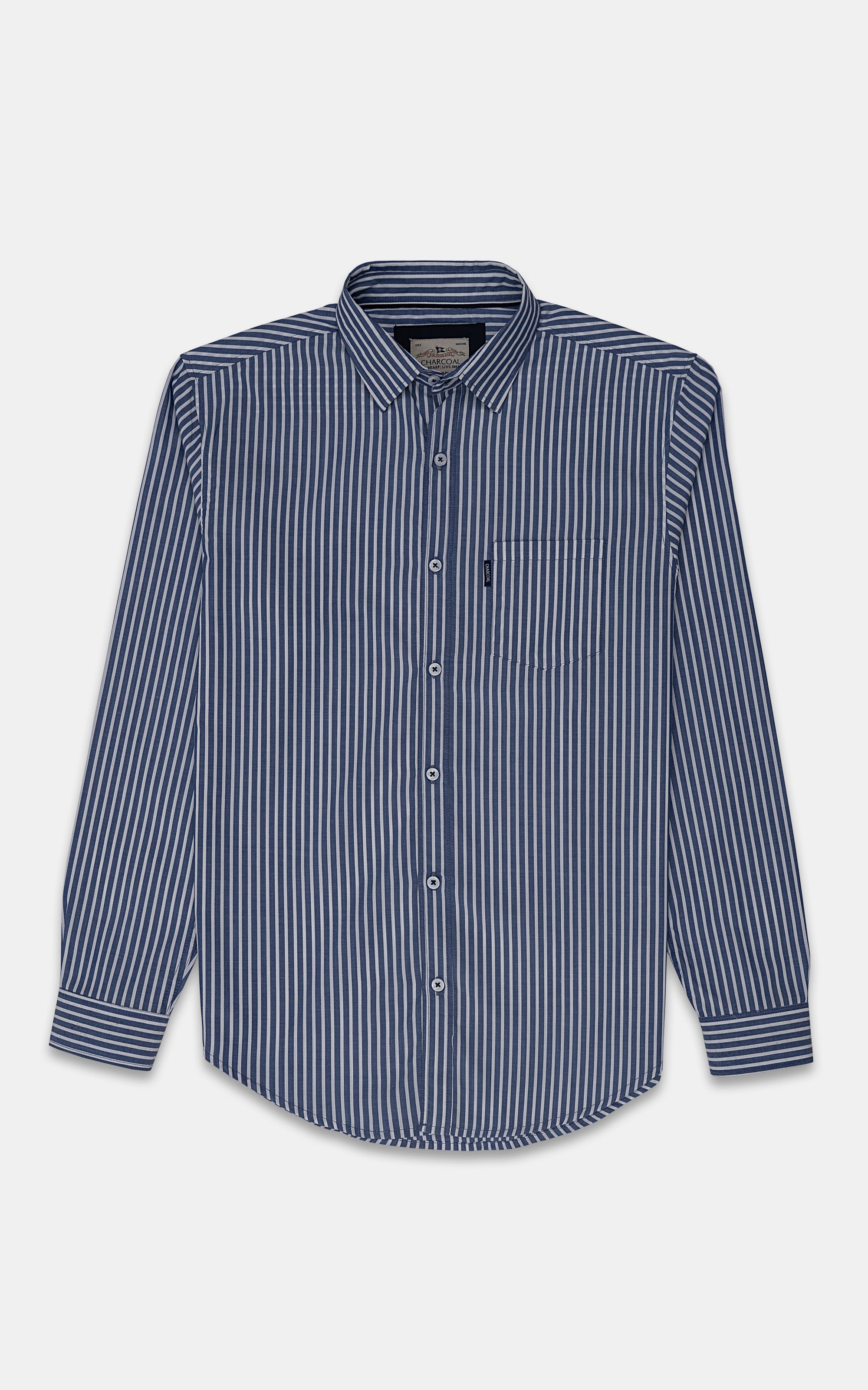 CASUAL SHIRT CHAMBRAY BLUE