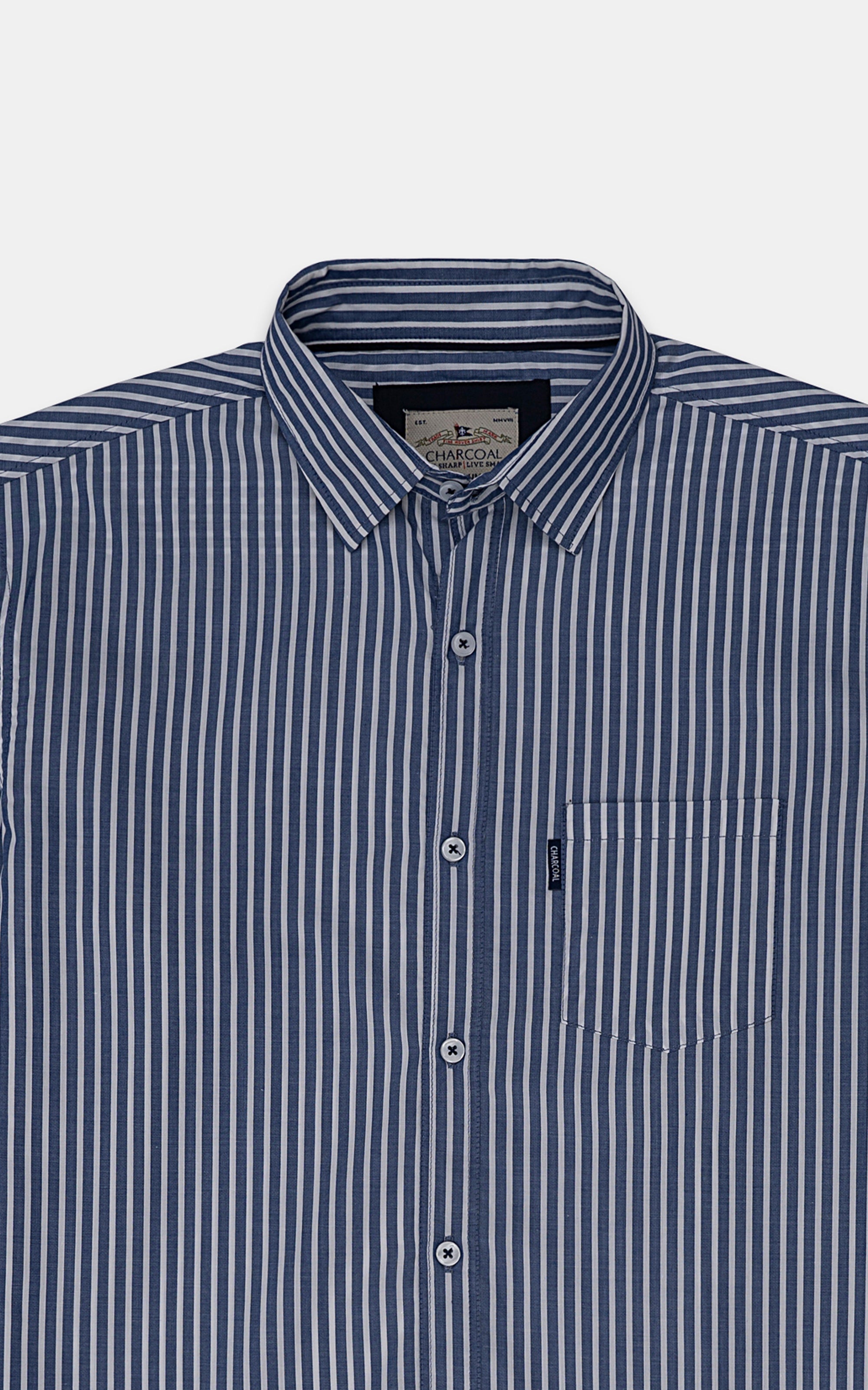 CASUAL SHIRT CHAMBRAY BLUE