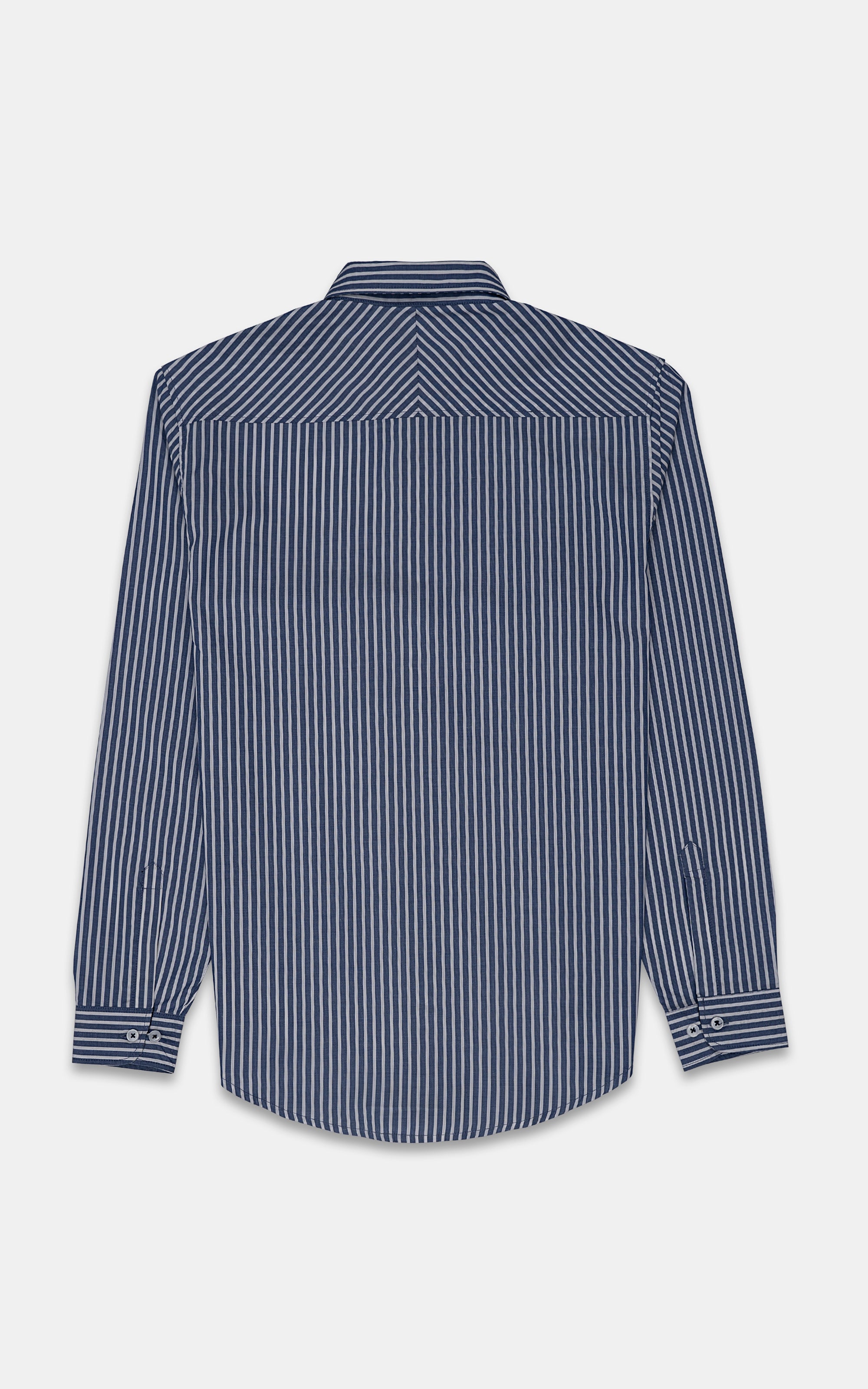 CASUAL SHIRT CHAMBRAY BLUE