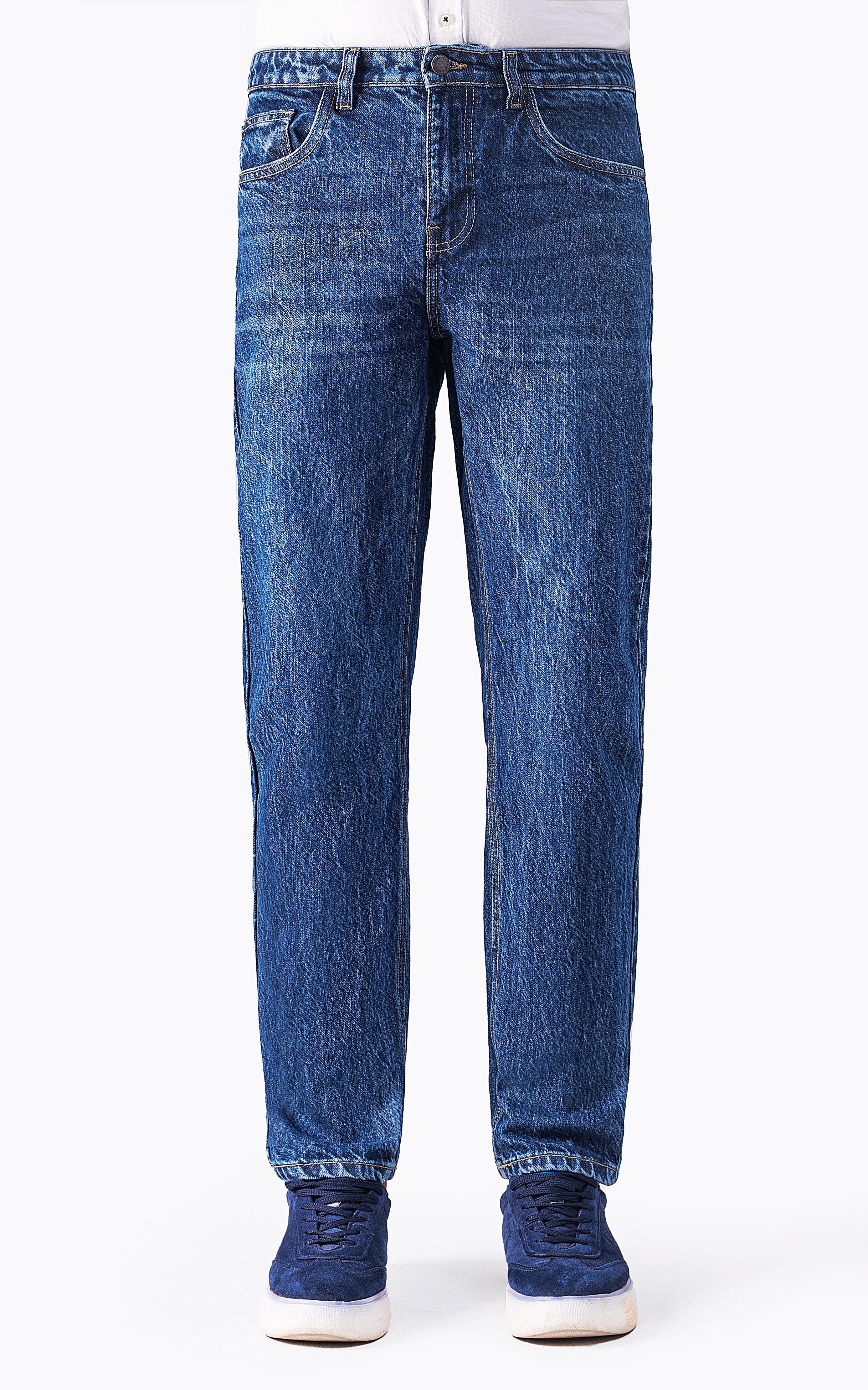 STRAIGHT FIT JEAN MID BLUE