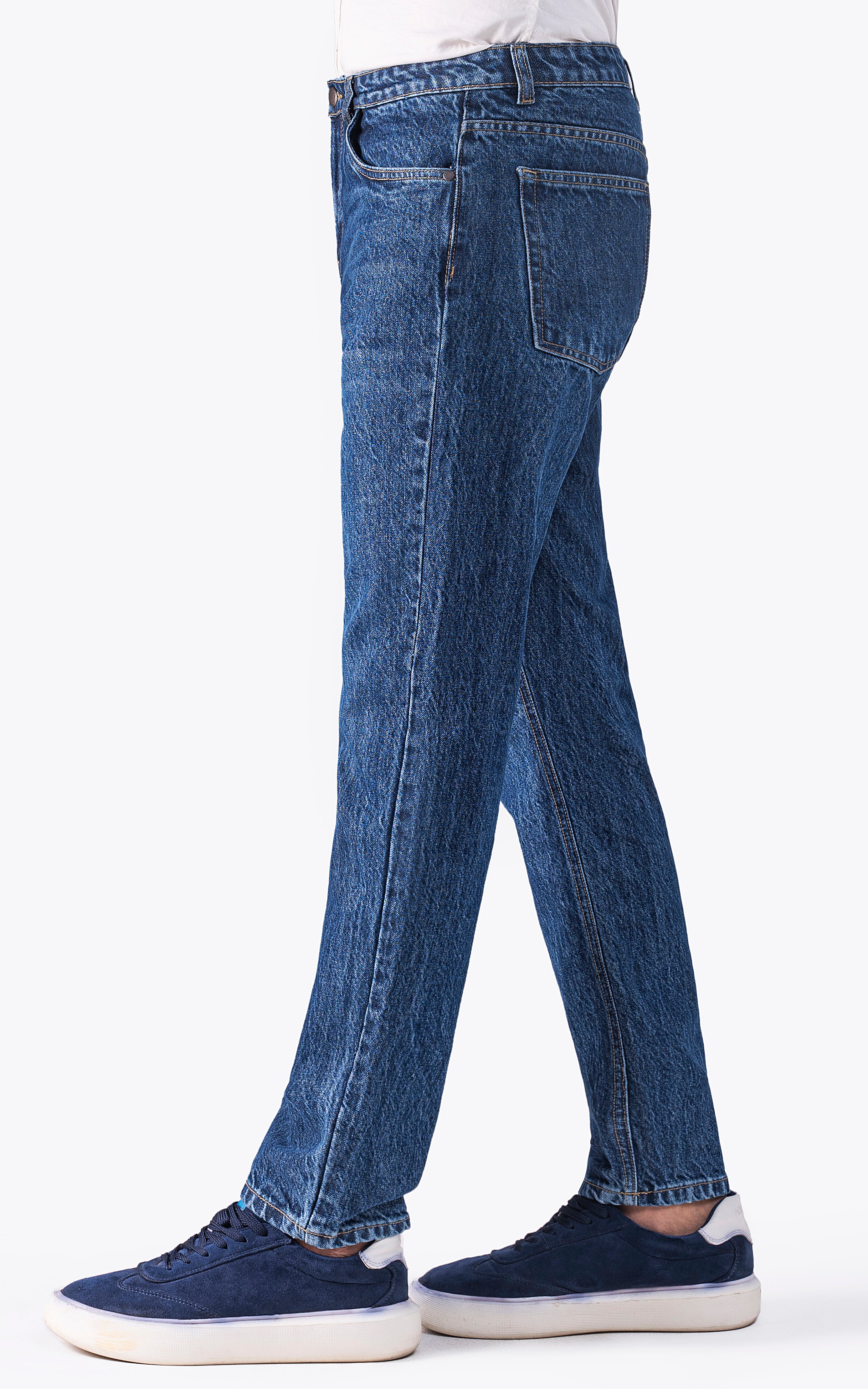 STRAIGHT FIT JEAN MID BLUE