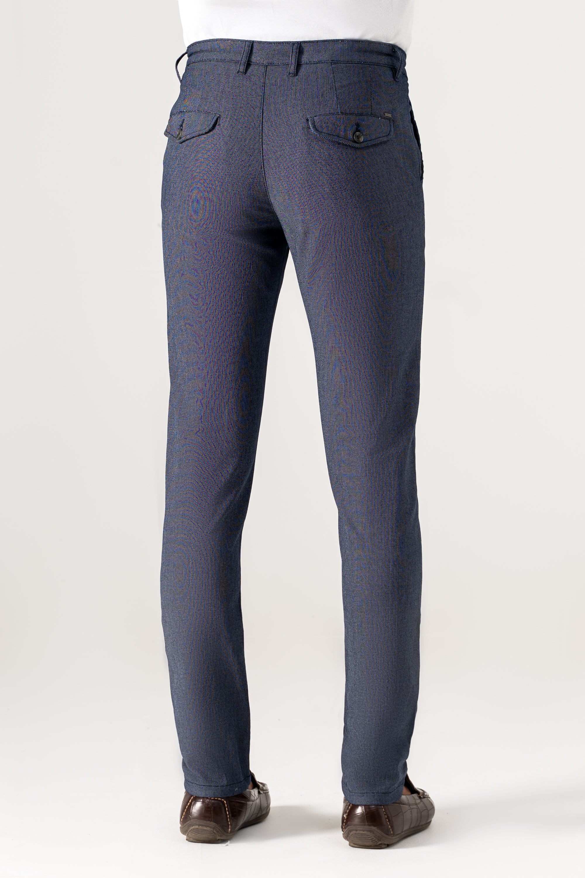 CROSS POCKET TEXTURED PANT NAVY