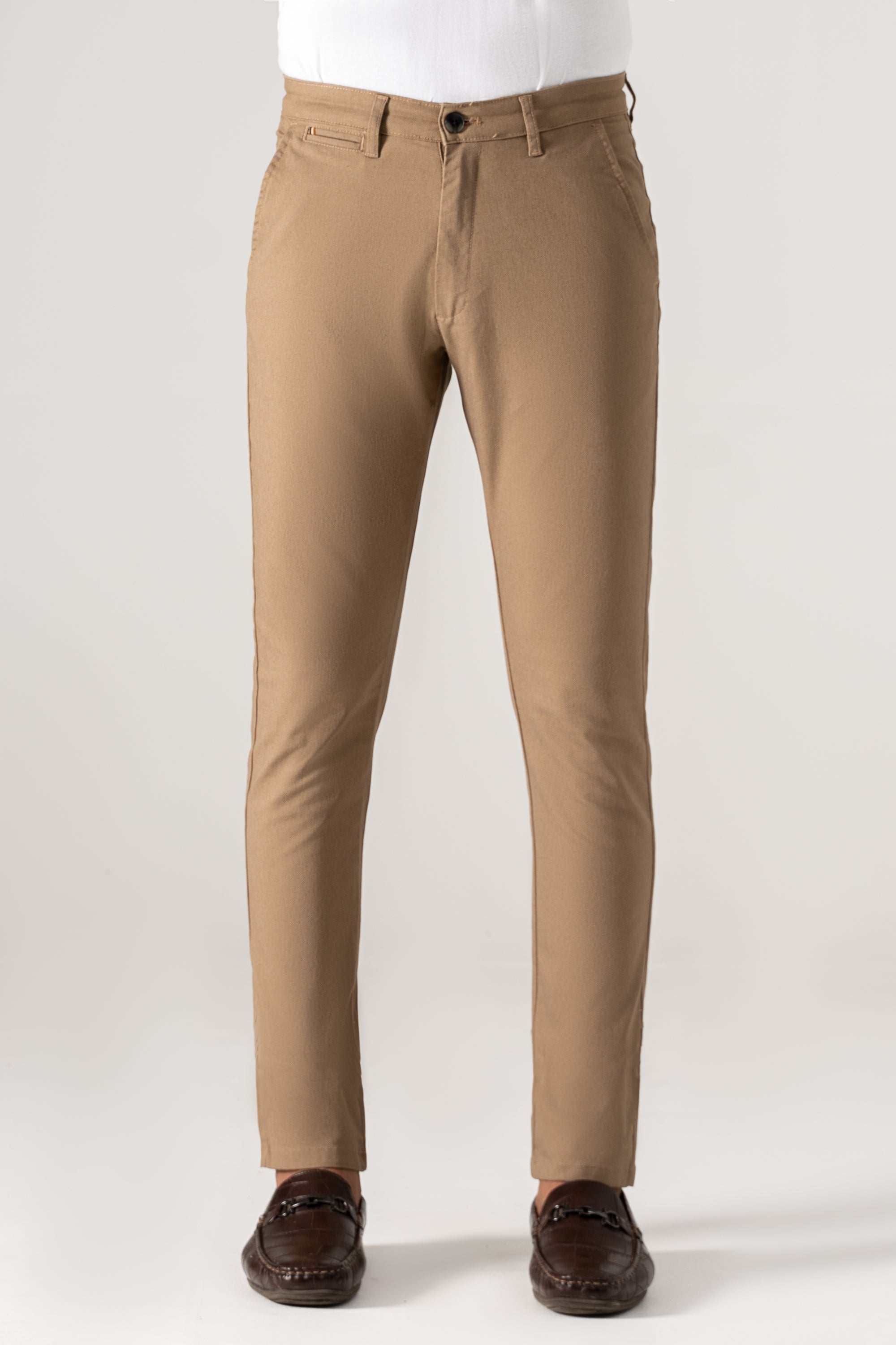CROSS POCKET TEXTURED PANT KHAKI
