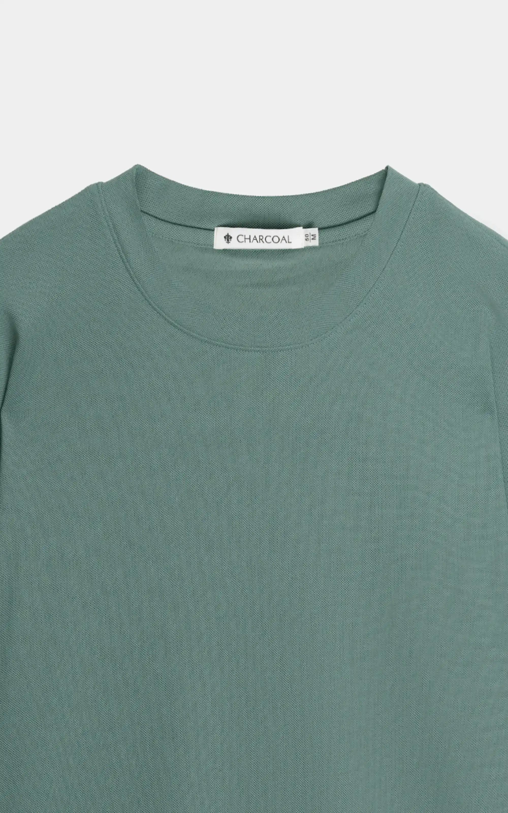 SMART FIT CREW NECK T-SHIRT GREEN