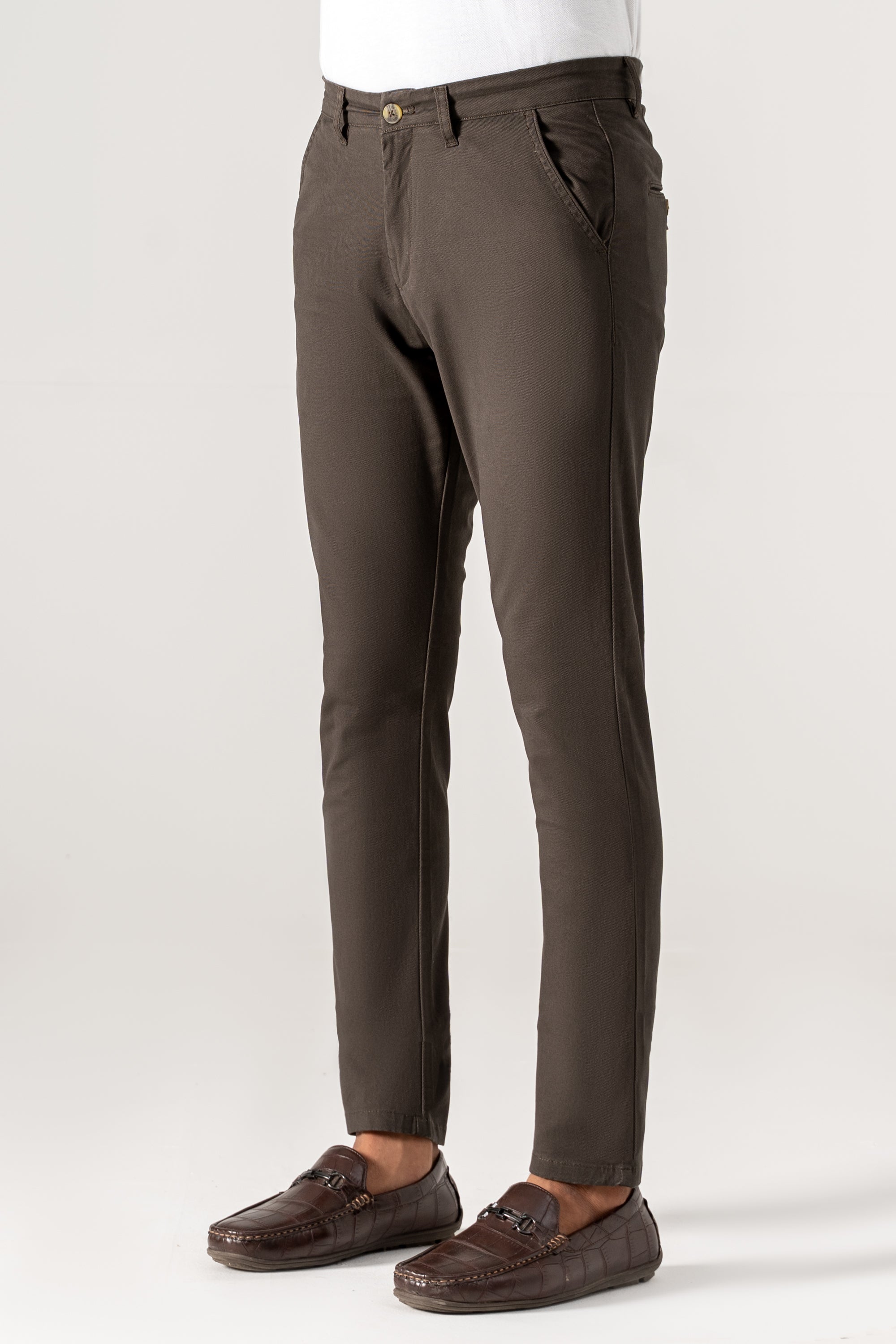 CROSS POCKET CASUAL PANT DARK KHAKI