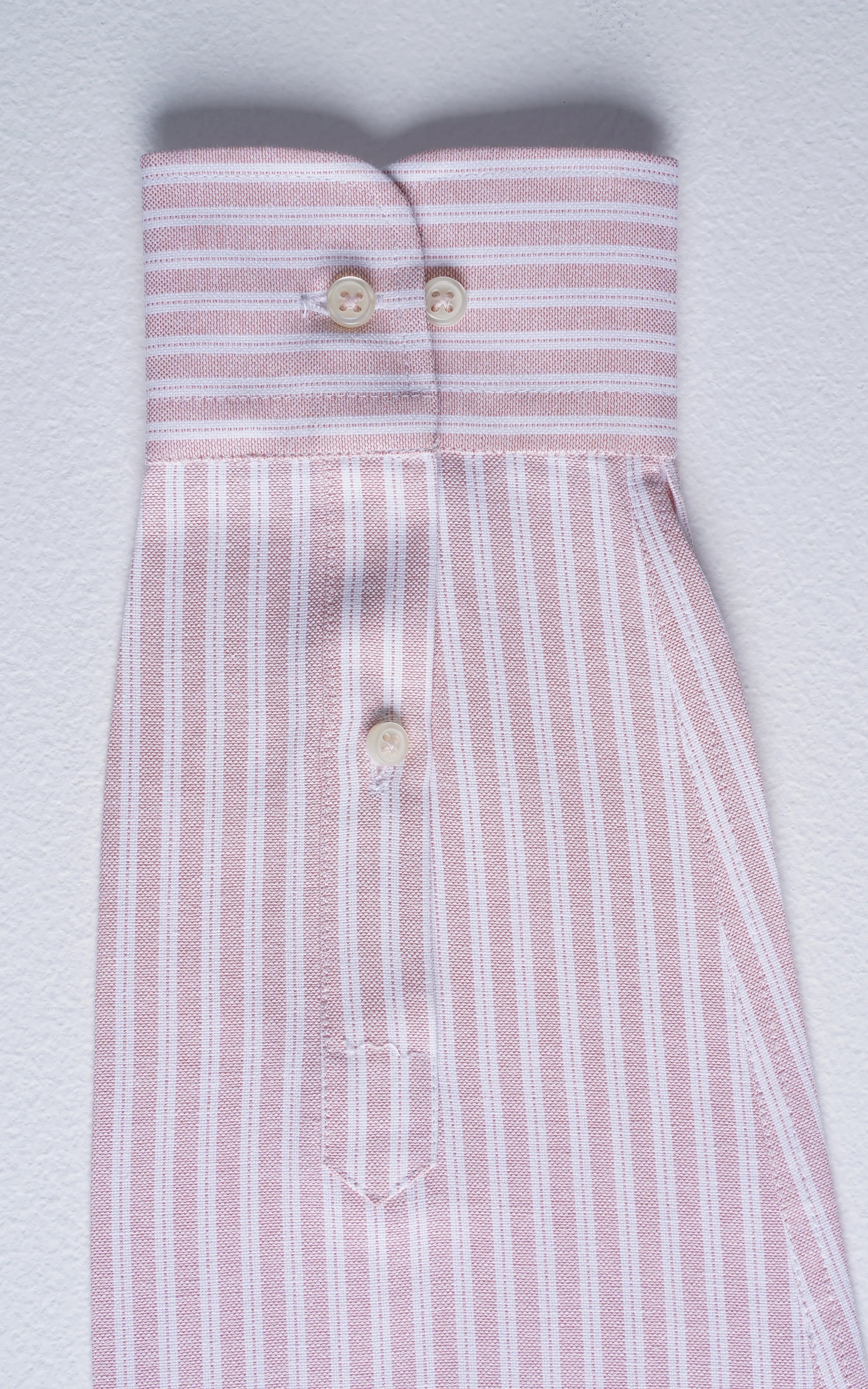 SEMI FORMAL SMART FIT STRIPED SHIRT TEA PINK