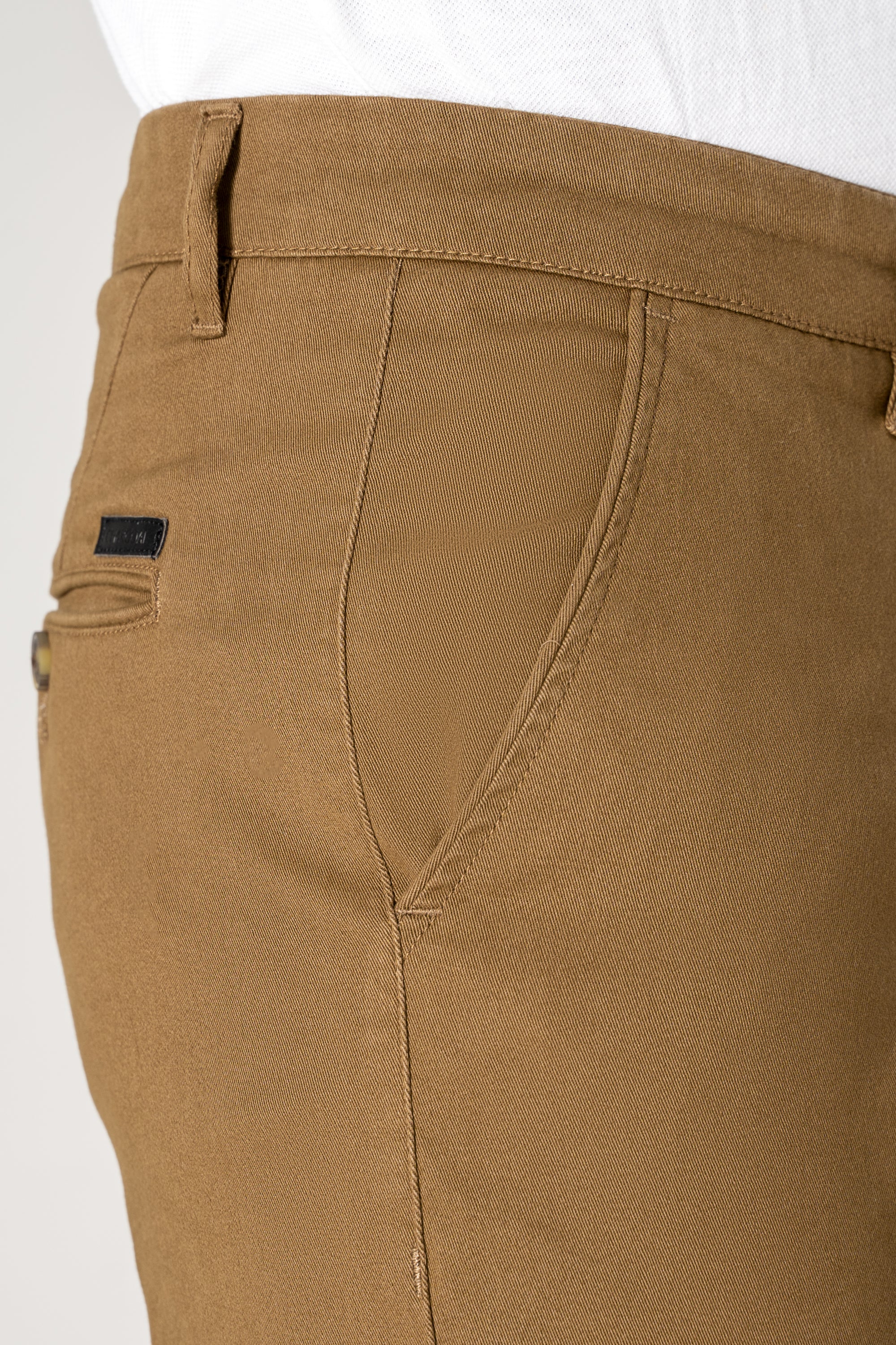 CROSS POCKET CASUAL PANT DARK KHAKI