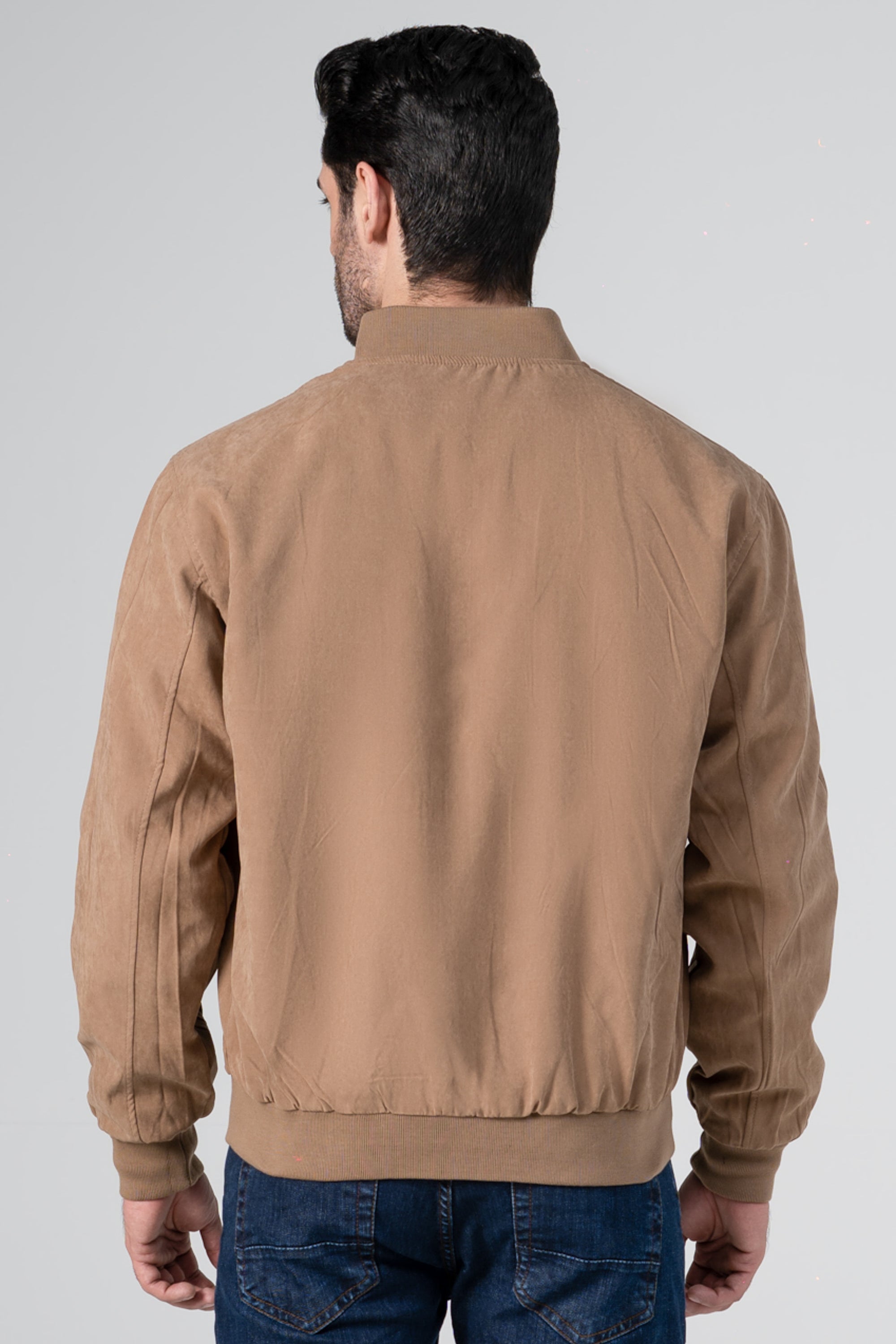 REVERSIBLE JACKET FULL SLEEVE BLACK KHAKI