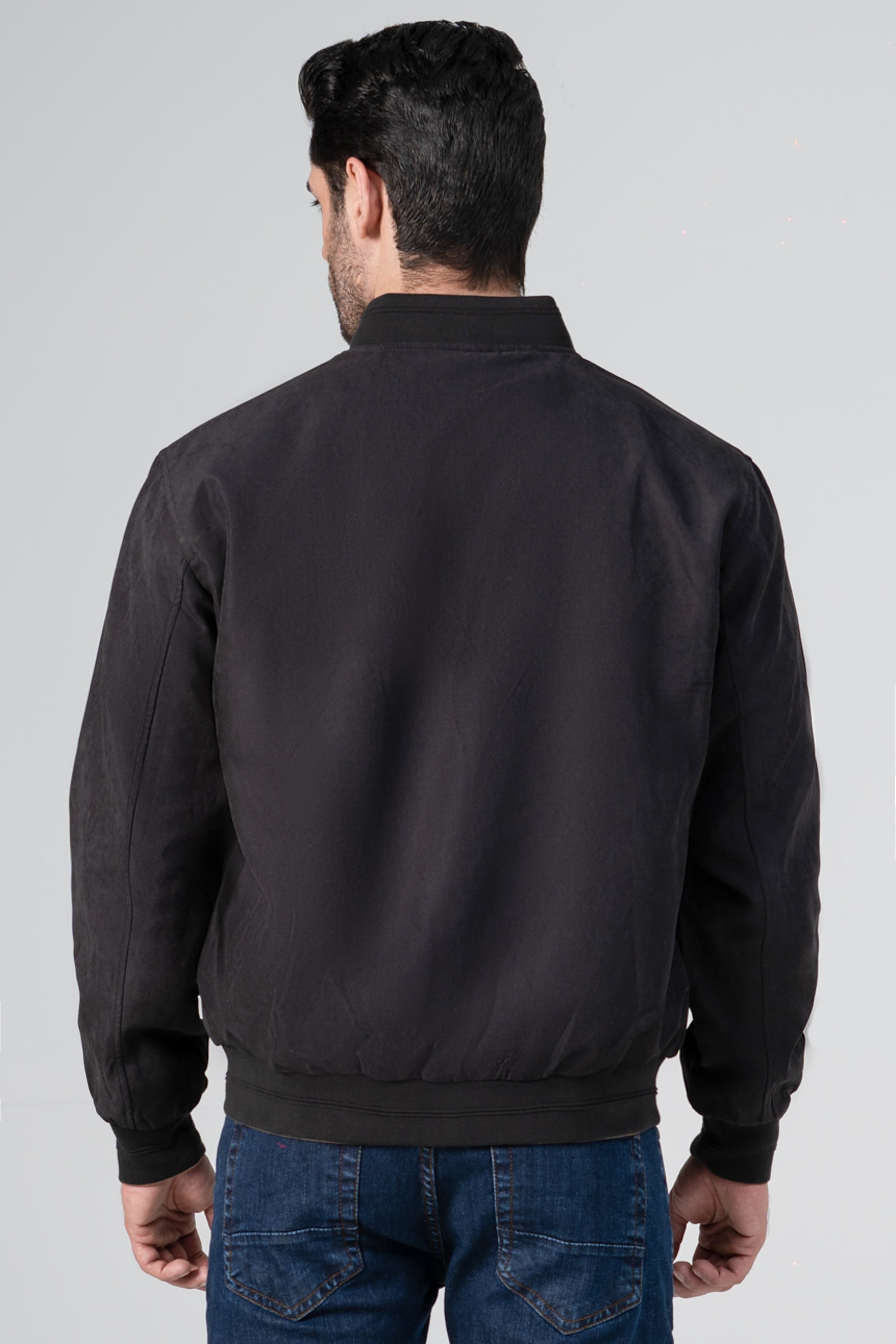REVERSIBLE JACKET FULL SLEEVE BLACK KHAKI