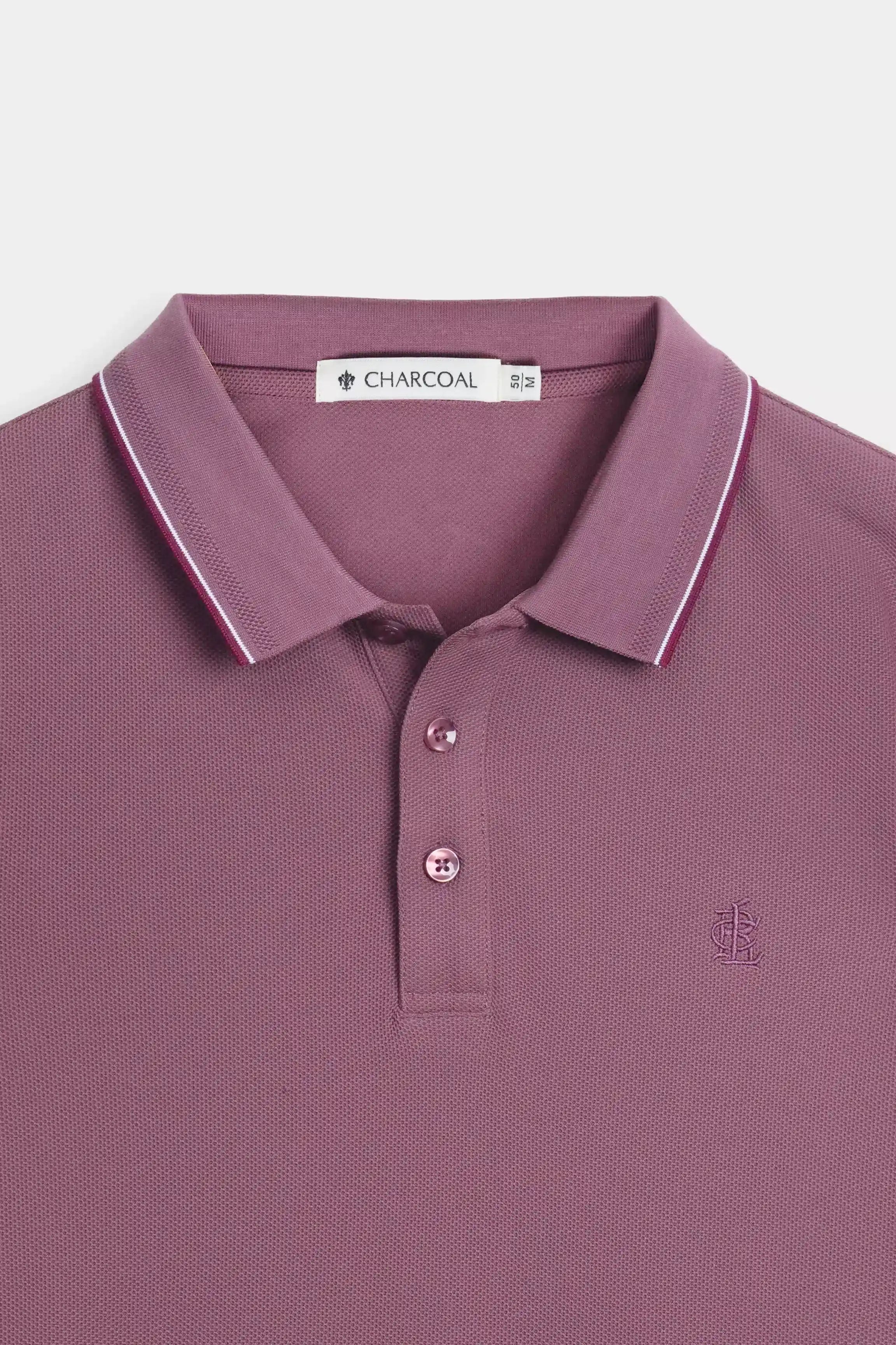 SMART FIT CLASSIC POLO SHIRT BURGUNDY