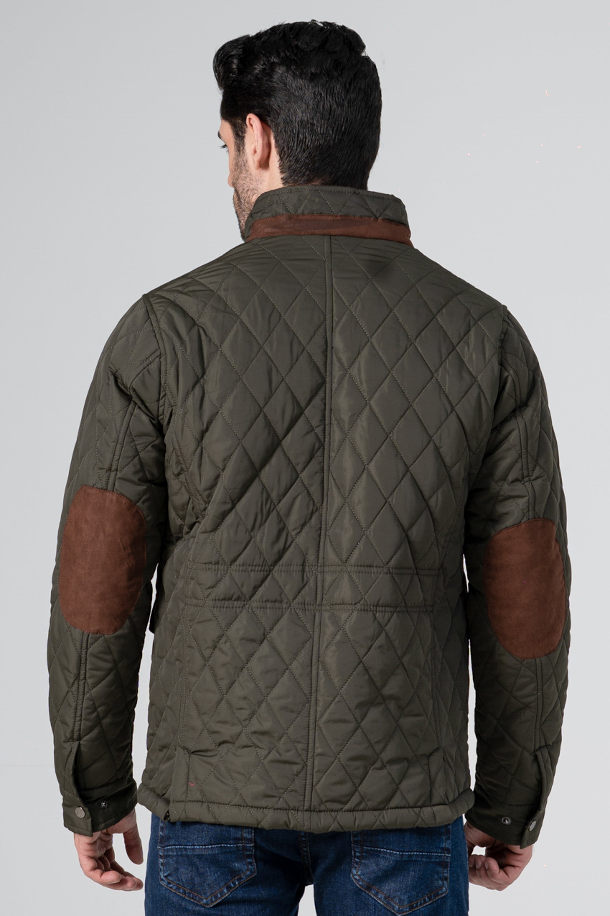 Quilted wadded Jacket OLIVE