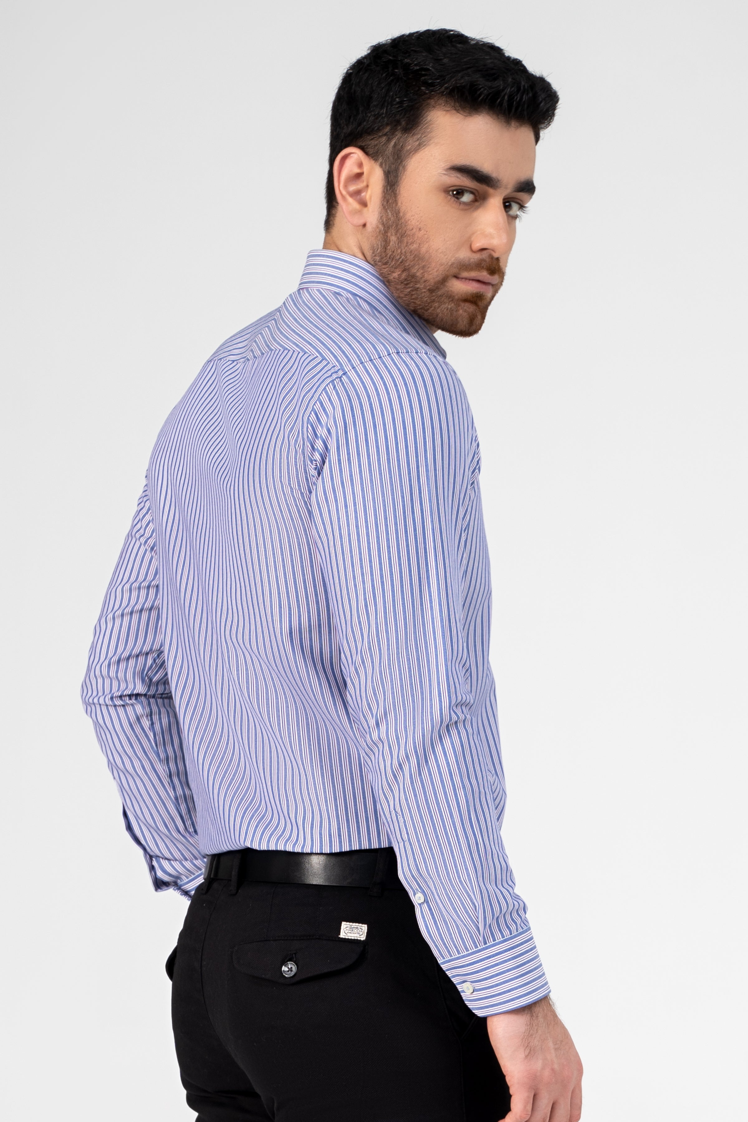 SEMI FORMAL SHIRT SKY WHITE