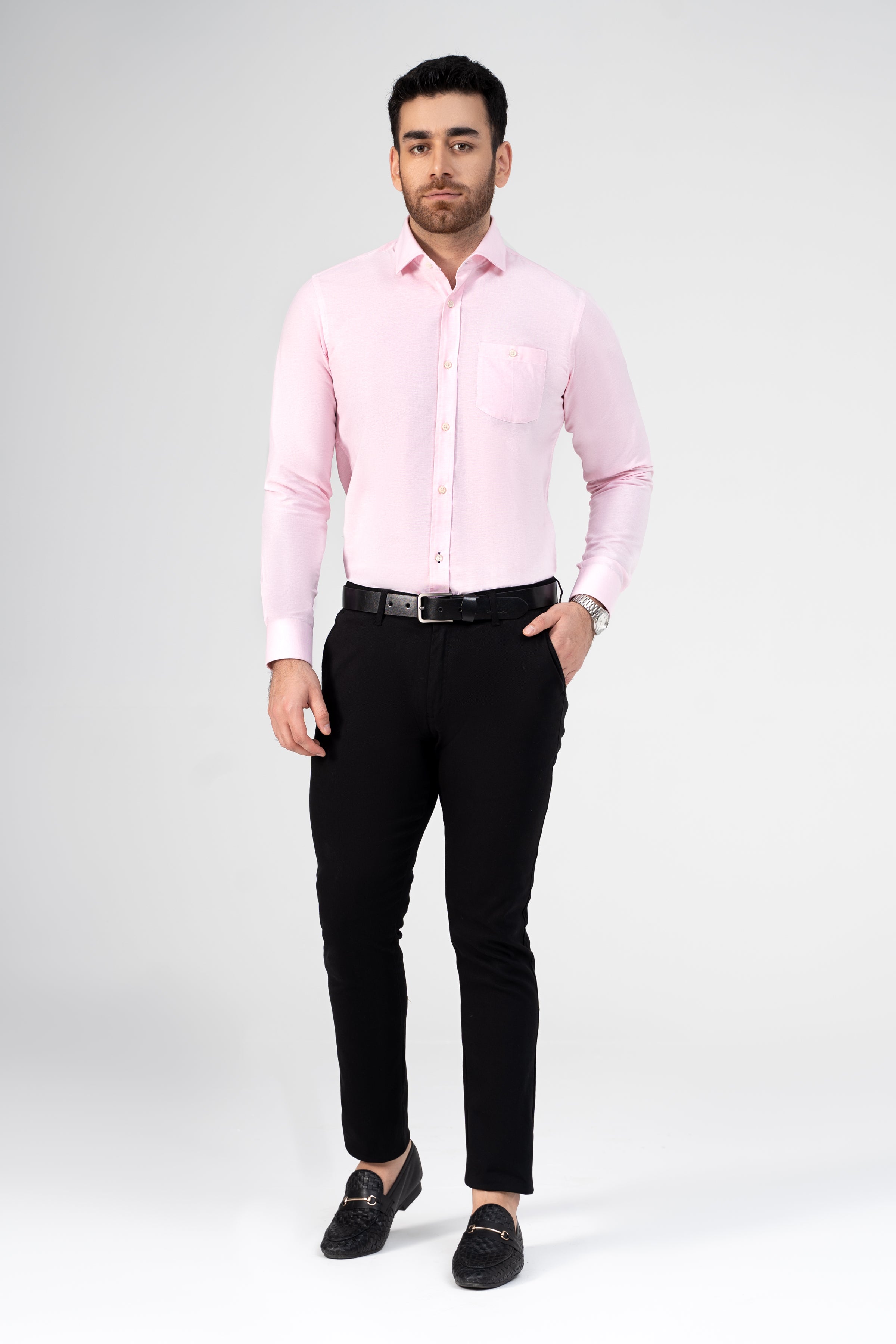 SEMI CASUAL SHIRT PINK