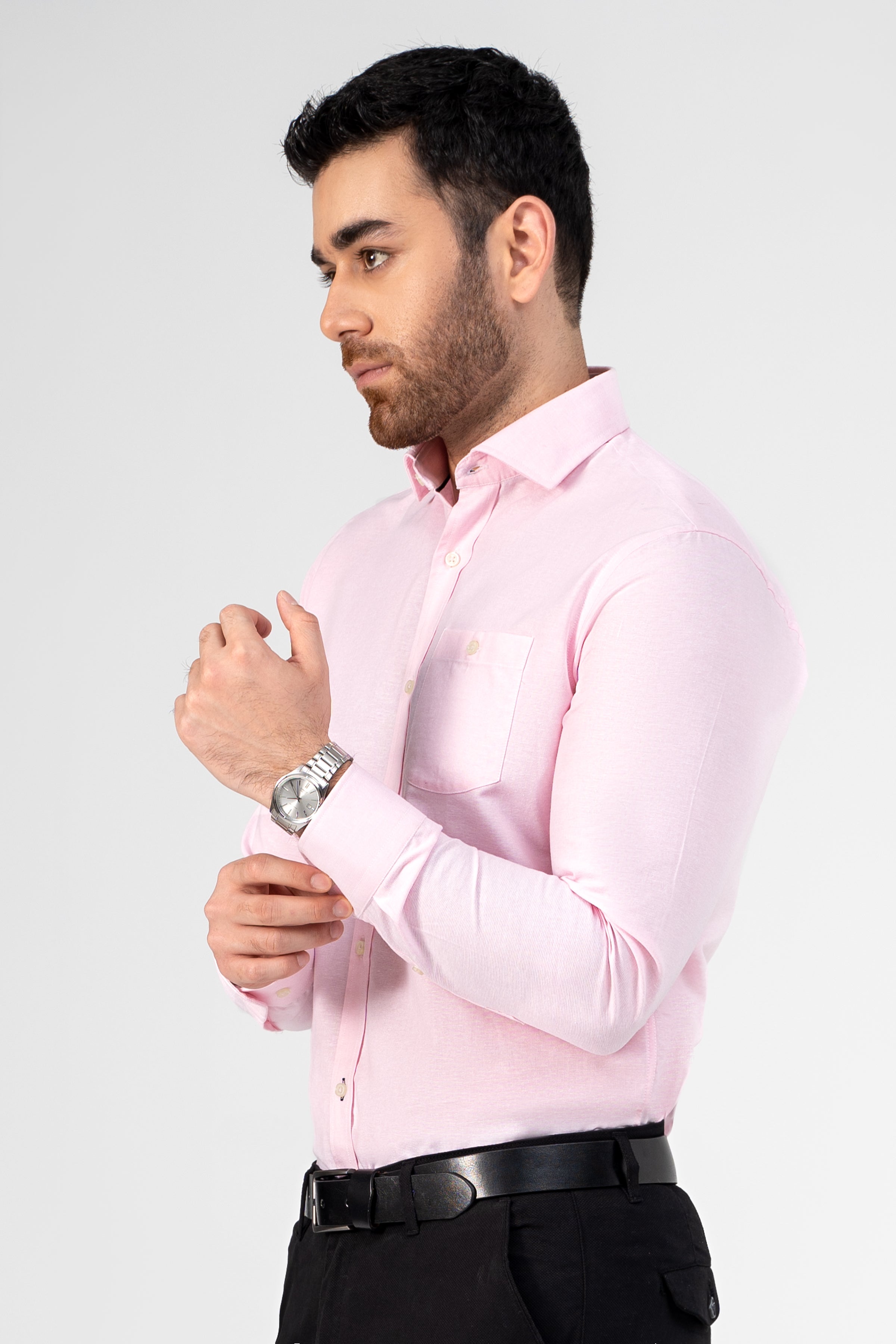 SEMI CASUAL SHIRT PINK