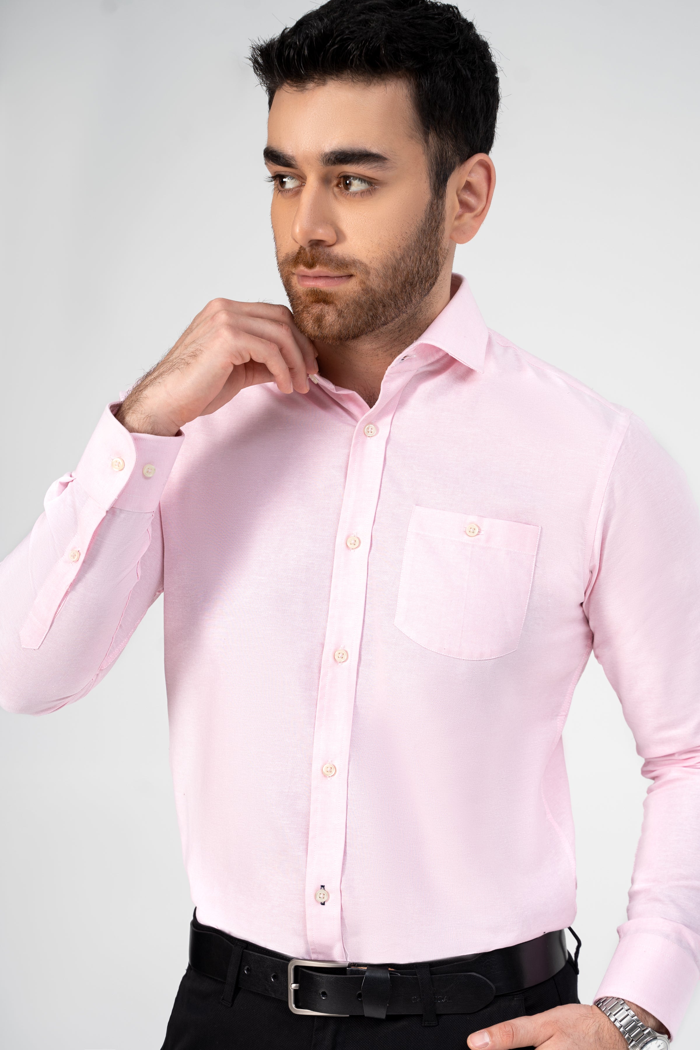SEMI CASUAL SHIRT PINK