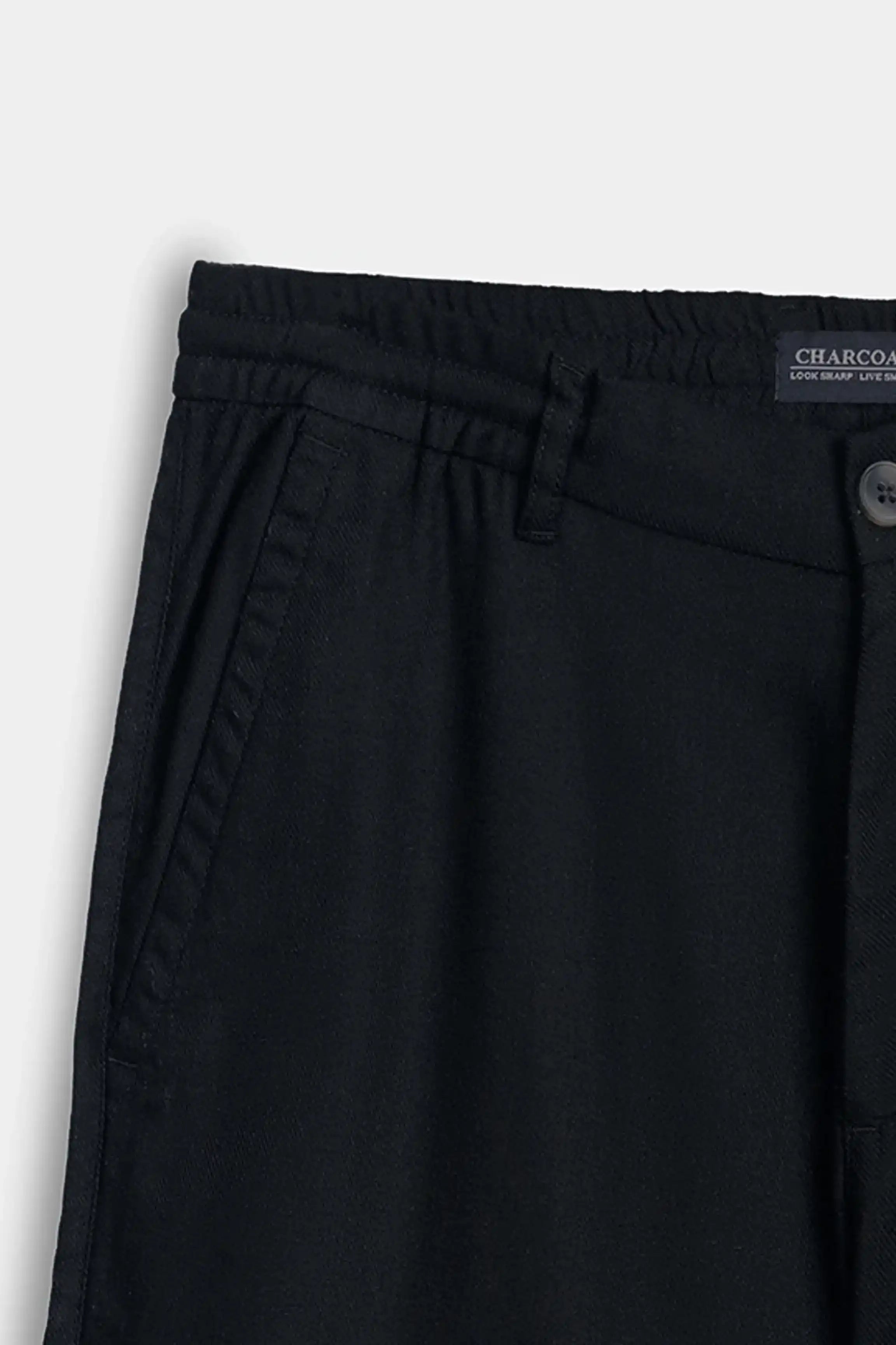 CASUAL TROUSER CROSS POCKET BLACK