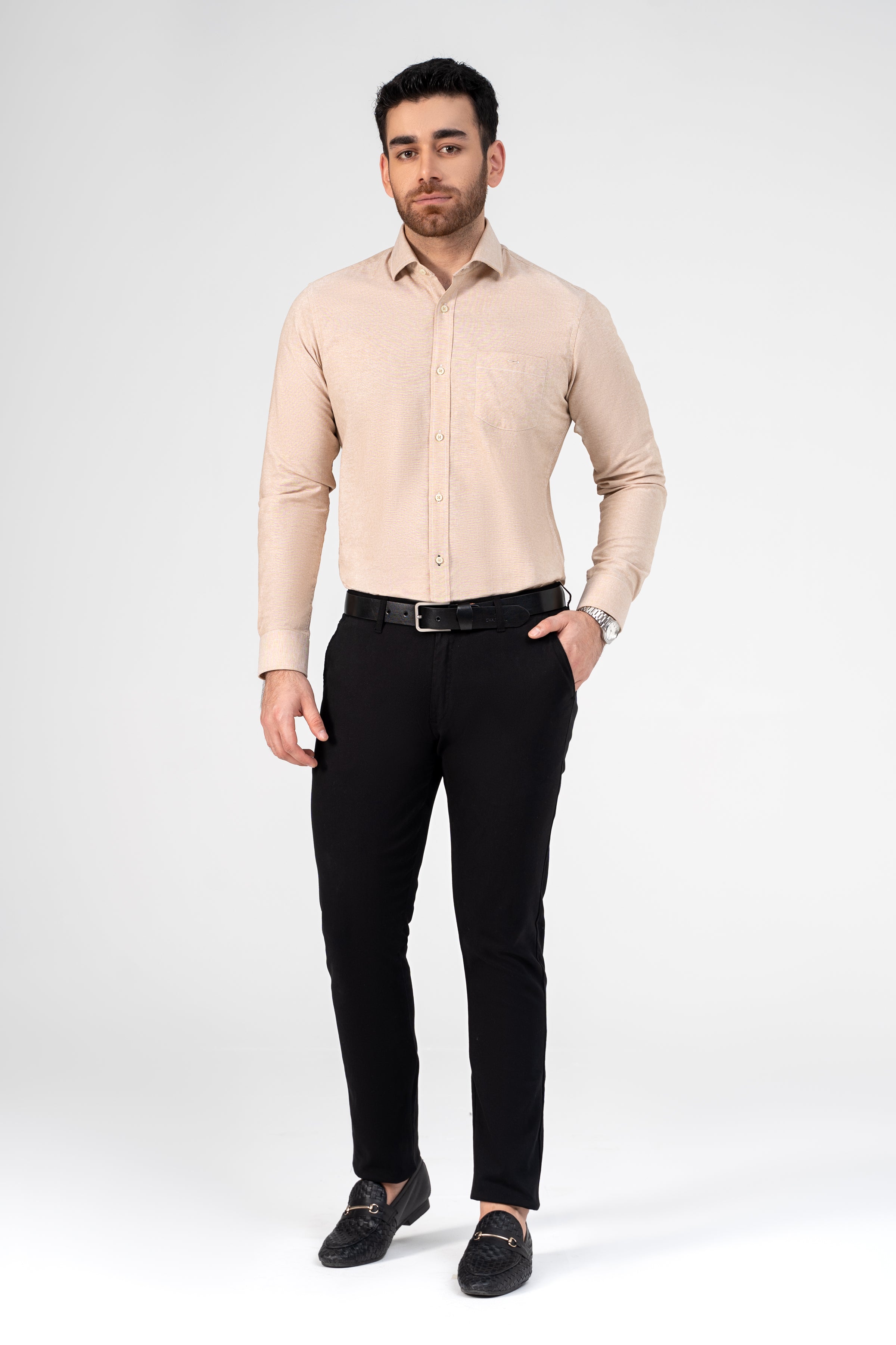 SEMI CASUAL SHIRT KHAKI