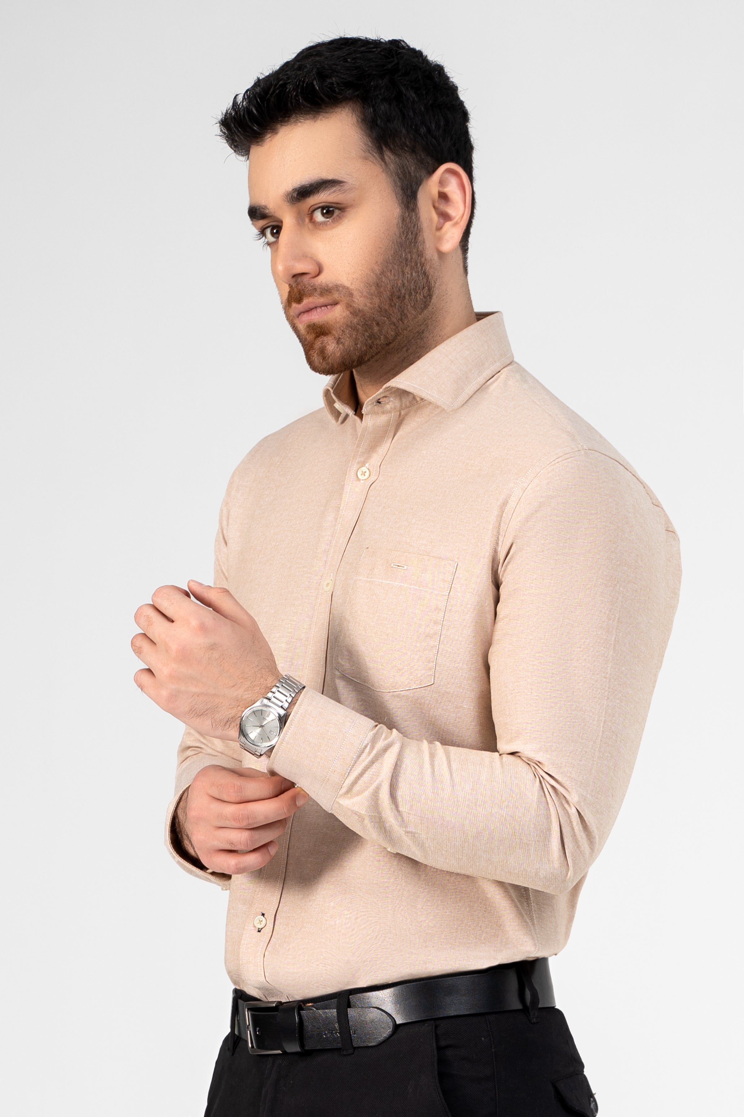 SEMI CASUAL SHIRT KHAKI