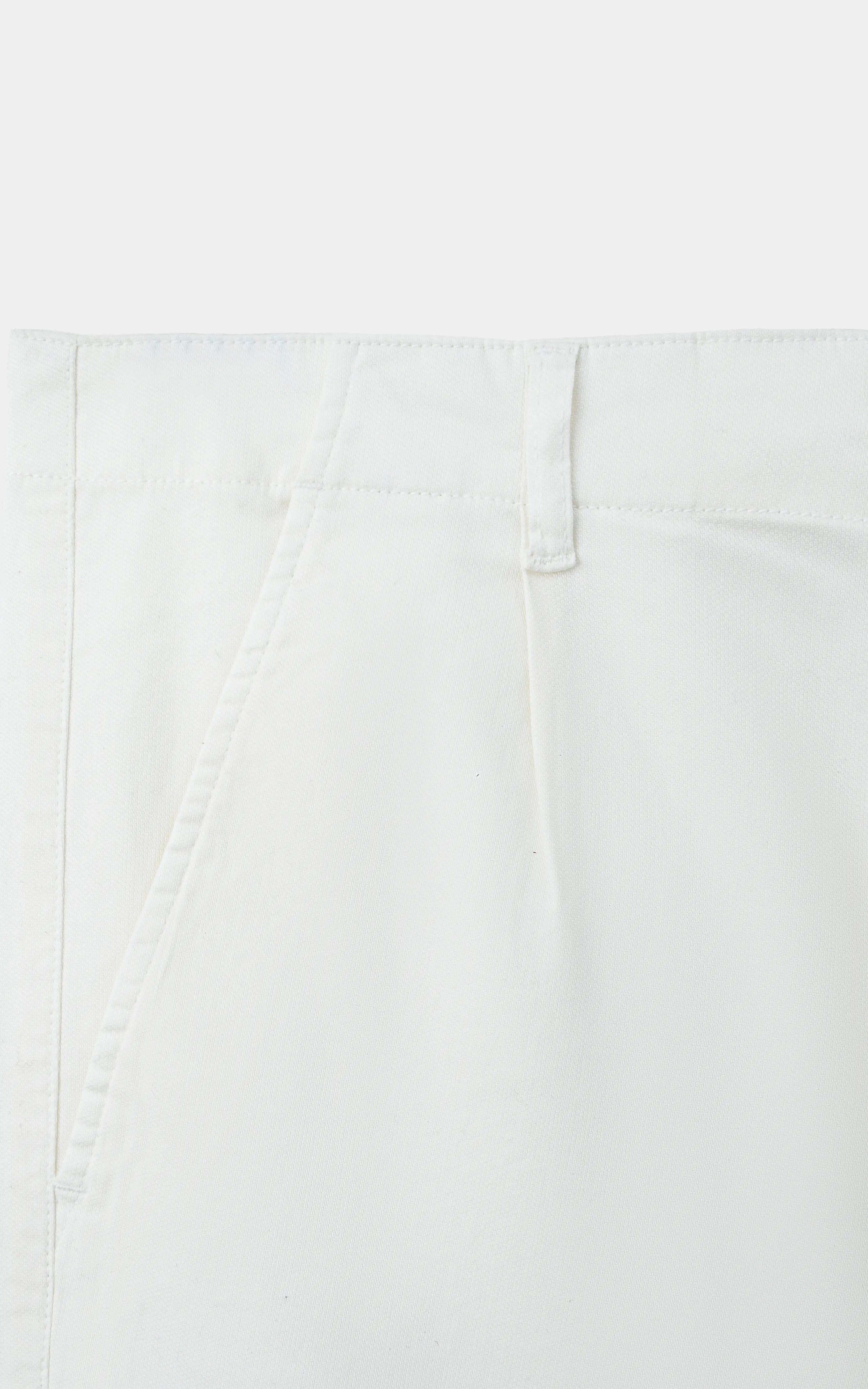DOBBY SMART FIT PANT WHITE