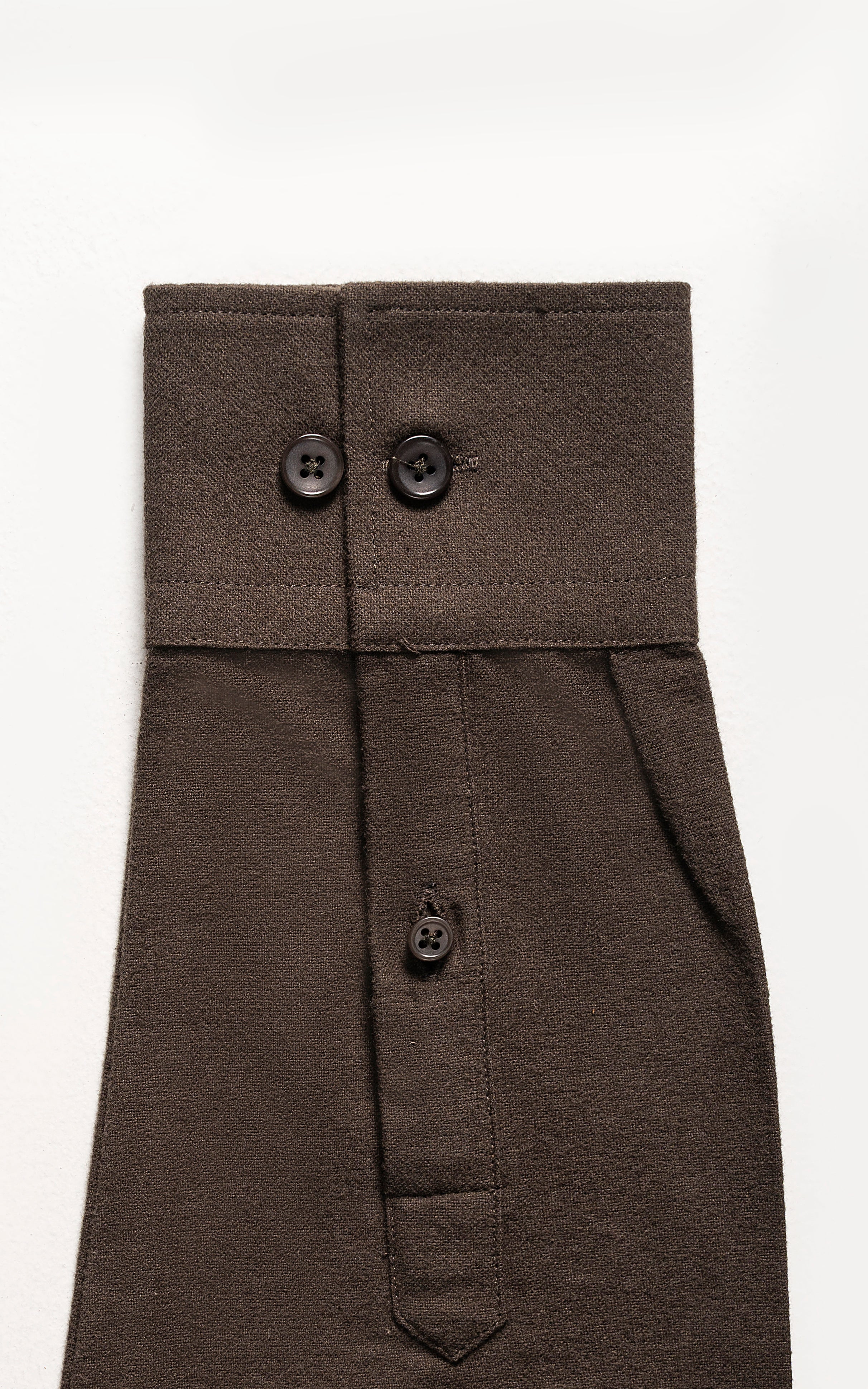 SMART SHIRT DULL BROWN