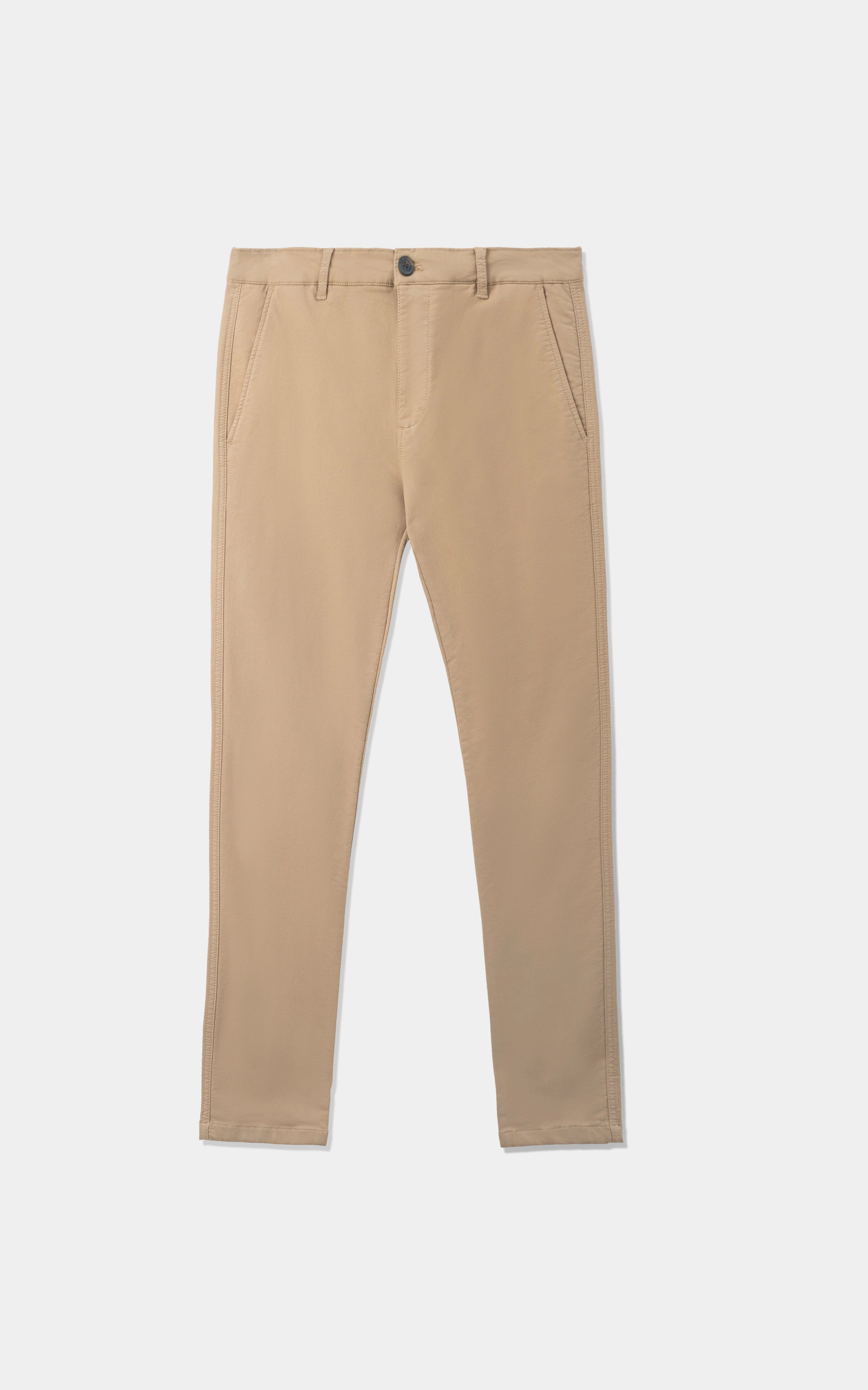 TERRY TWILL SMART FIT CASUAL PANT KHAKI