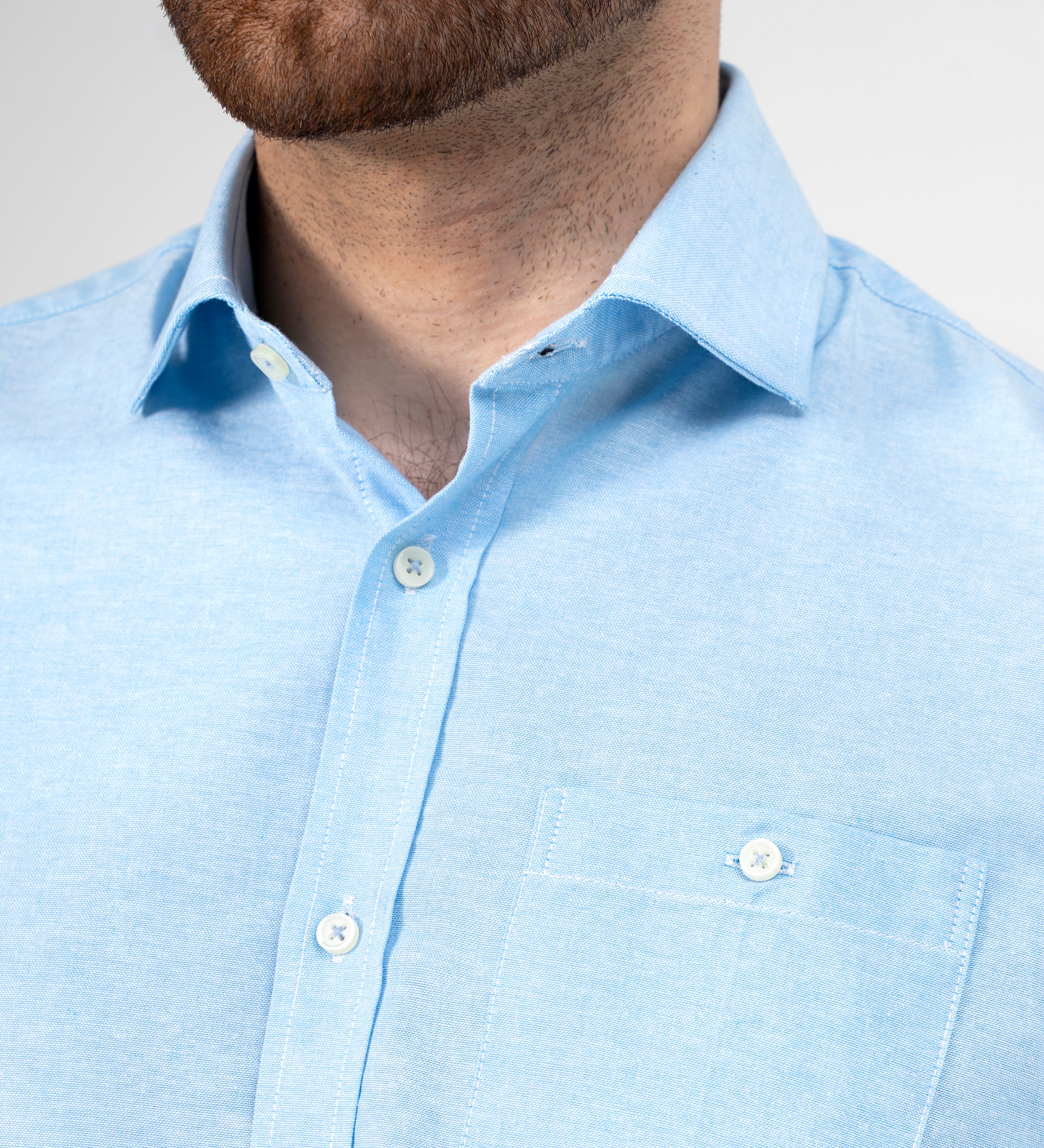 SEMI CASUAL SHIRT SKY BLUE