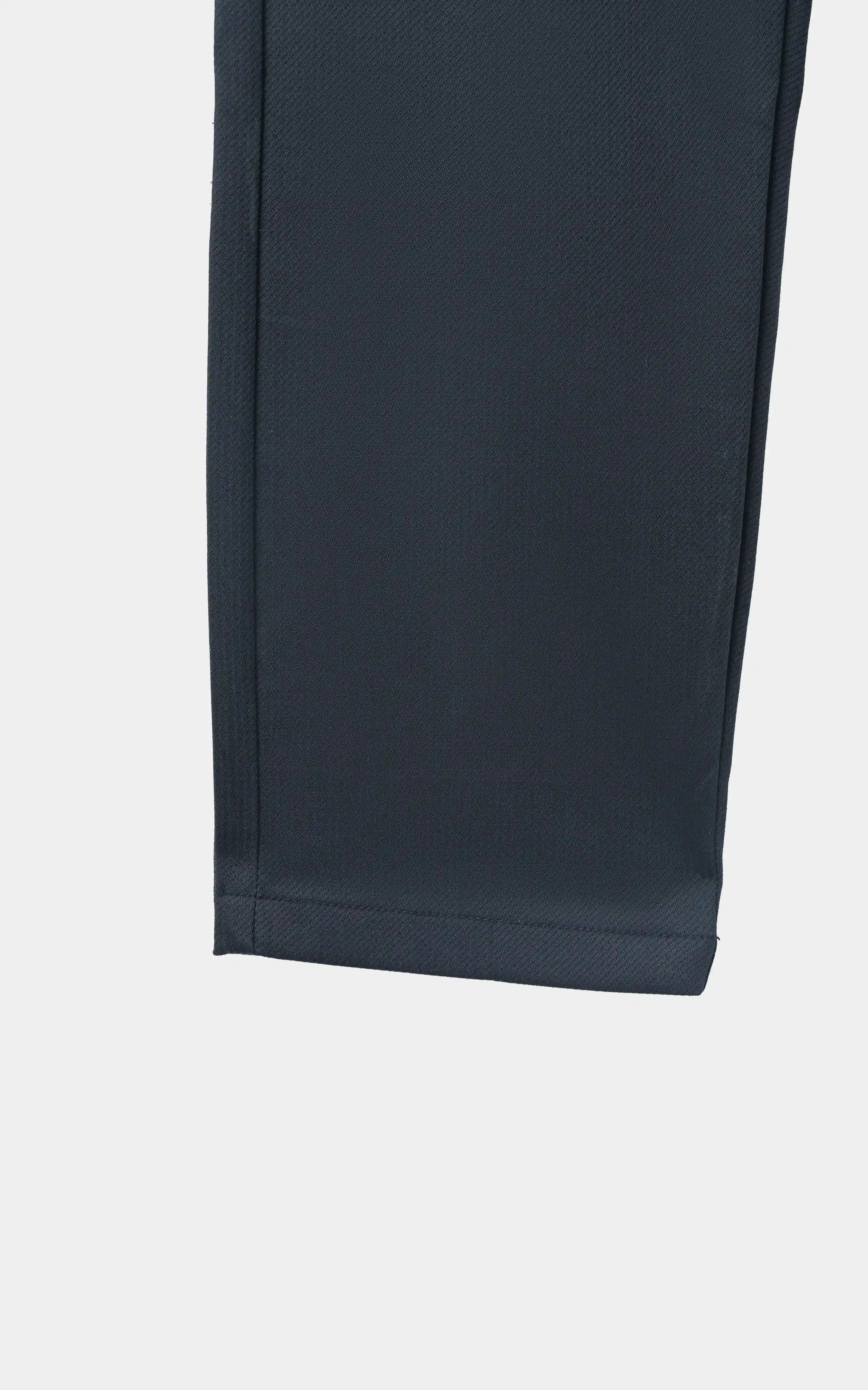 TEXTURED REGULAR FIT CASUAL PANT GREY