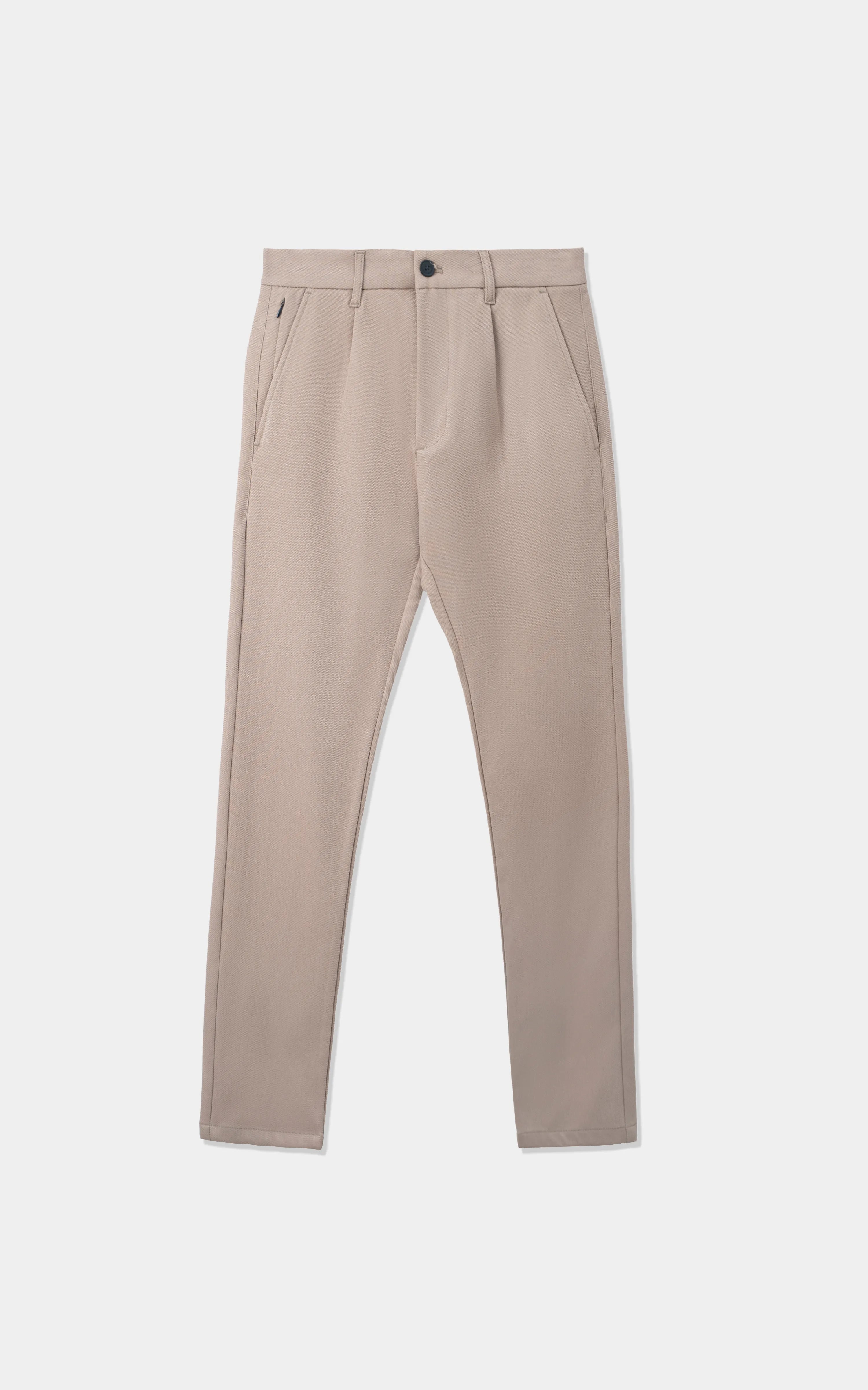 DOBBY SMART FIT CASUAL PANT KHAKI