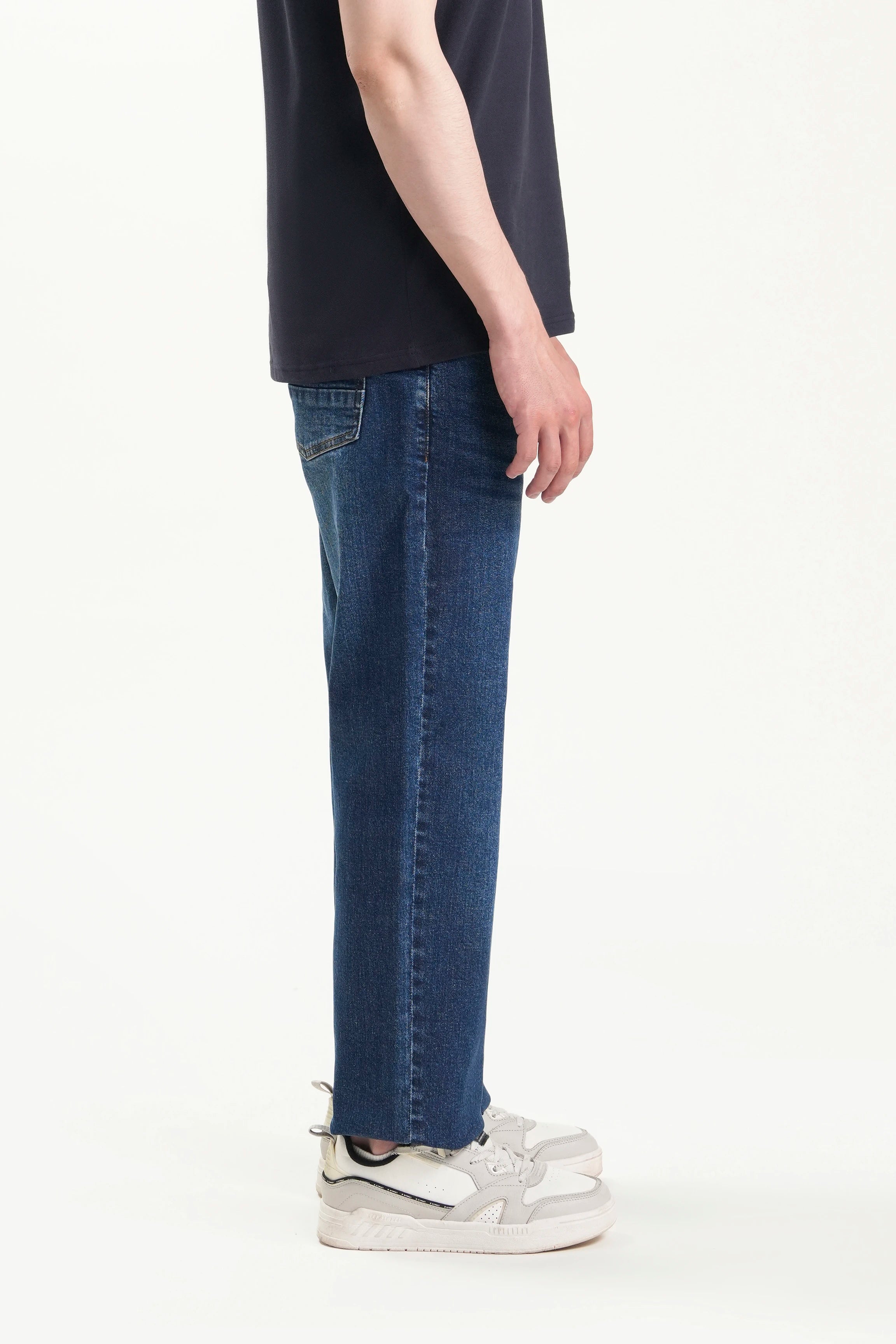 JEANS REGULAR FIT MID BLUE