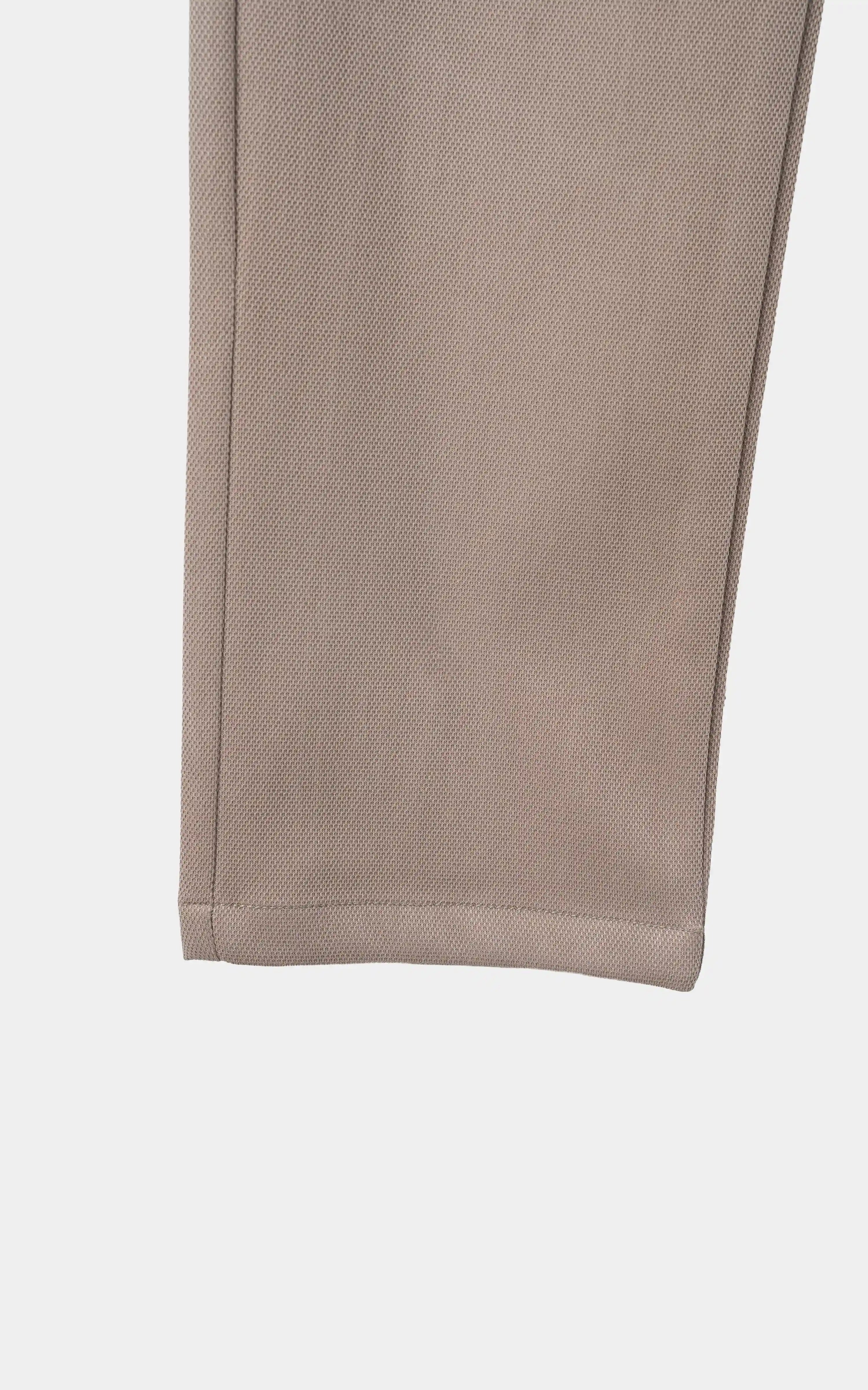 DOBBY SMART FIT CASUAL PANT KHAKI