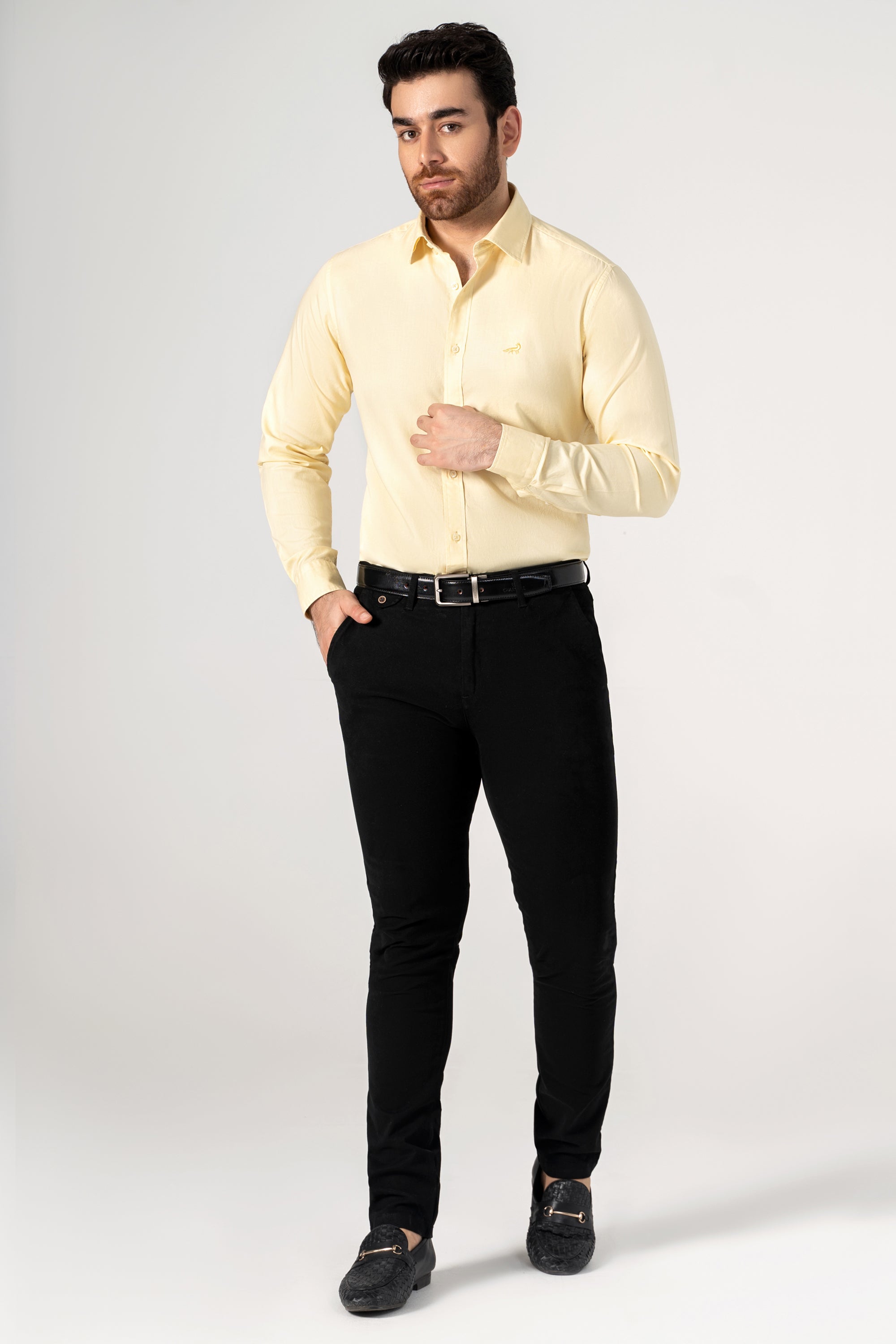 SEMI CASUAL LIME YELLOW