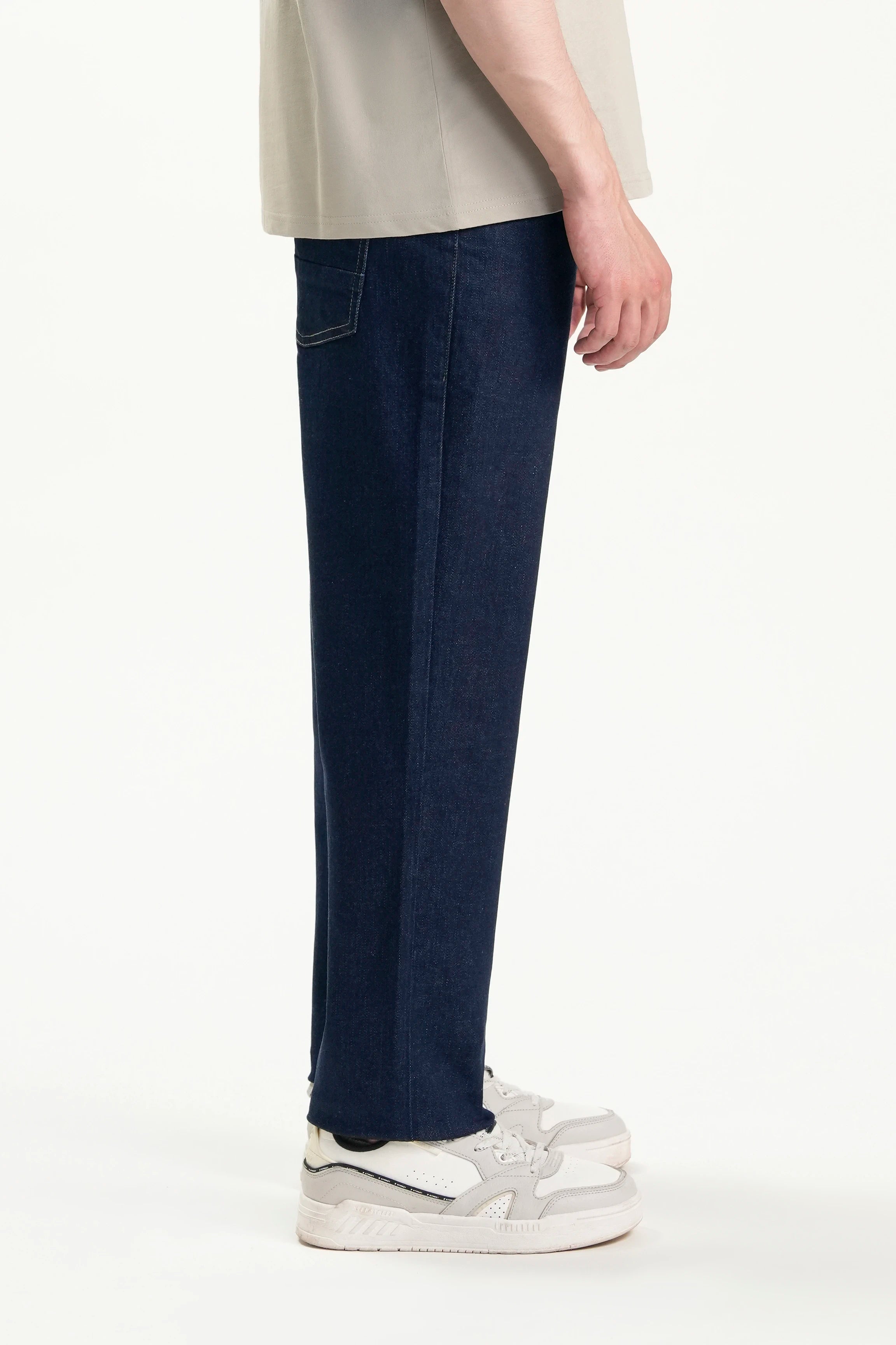 JEANS REGULAR TAPERED FIT DARK BLUE