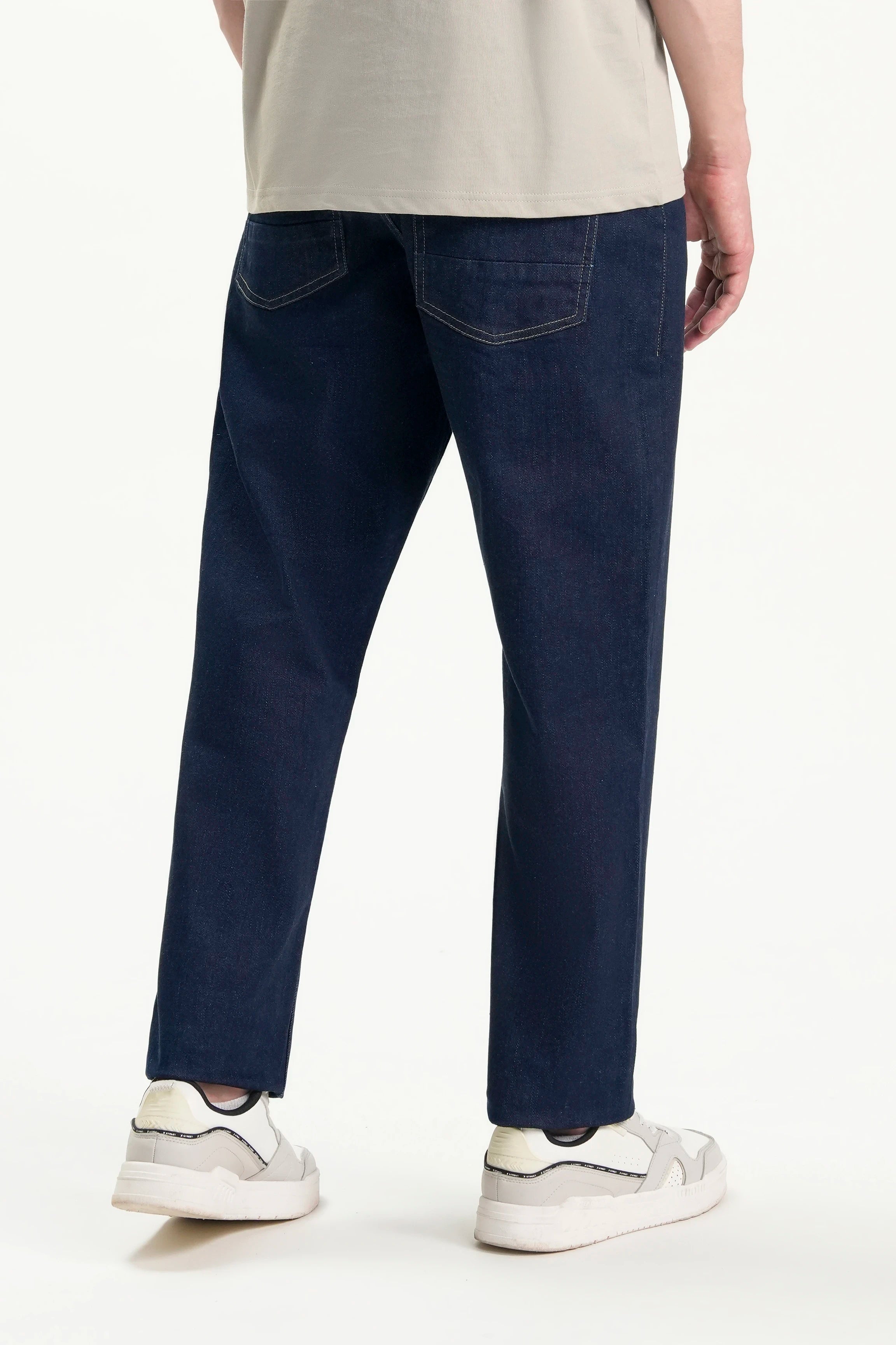 JEANS REGULAR TAPERED FIT DARK BLUE