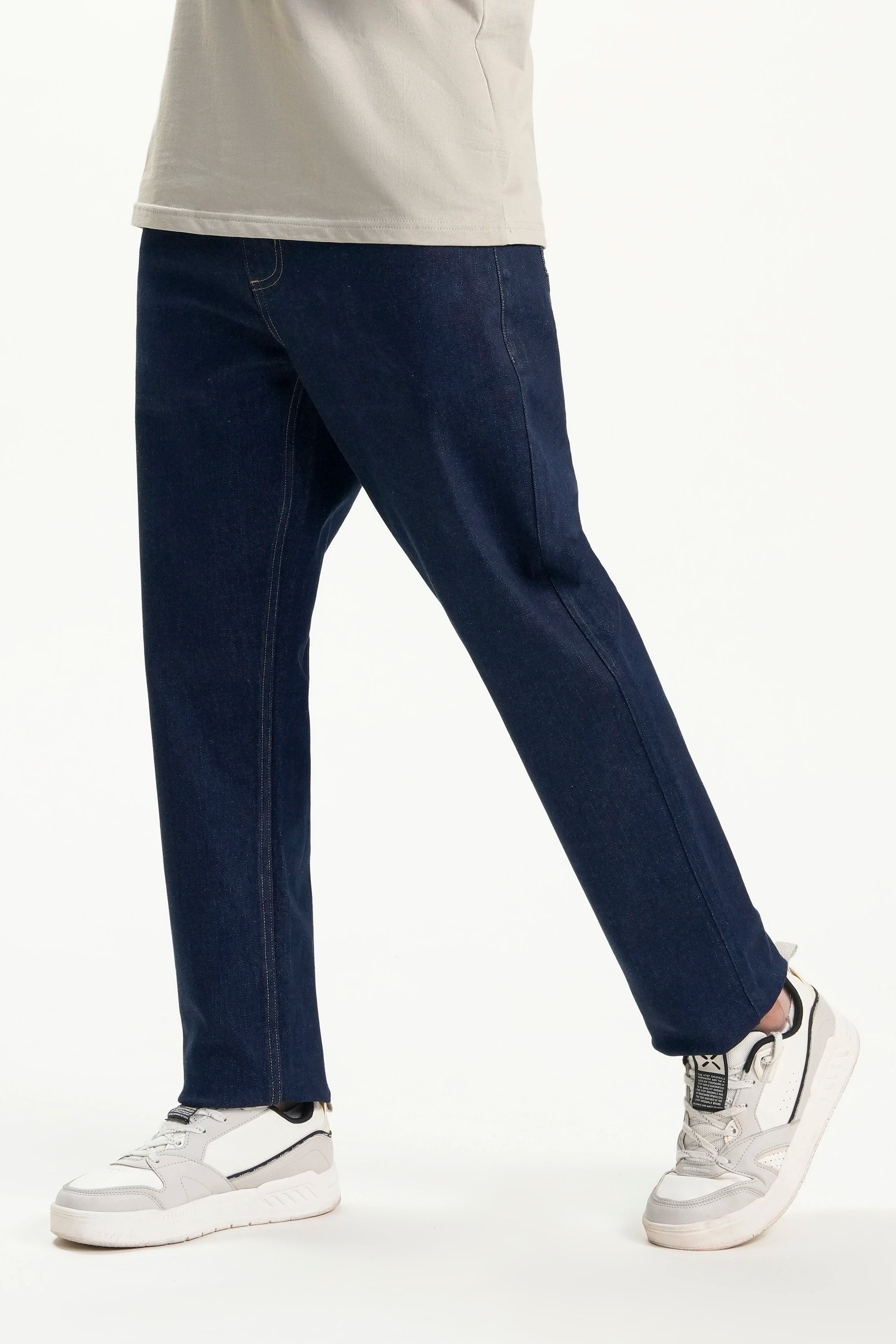 JEANS REGULAR TAPERED FIT DARK BLUE