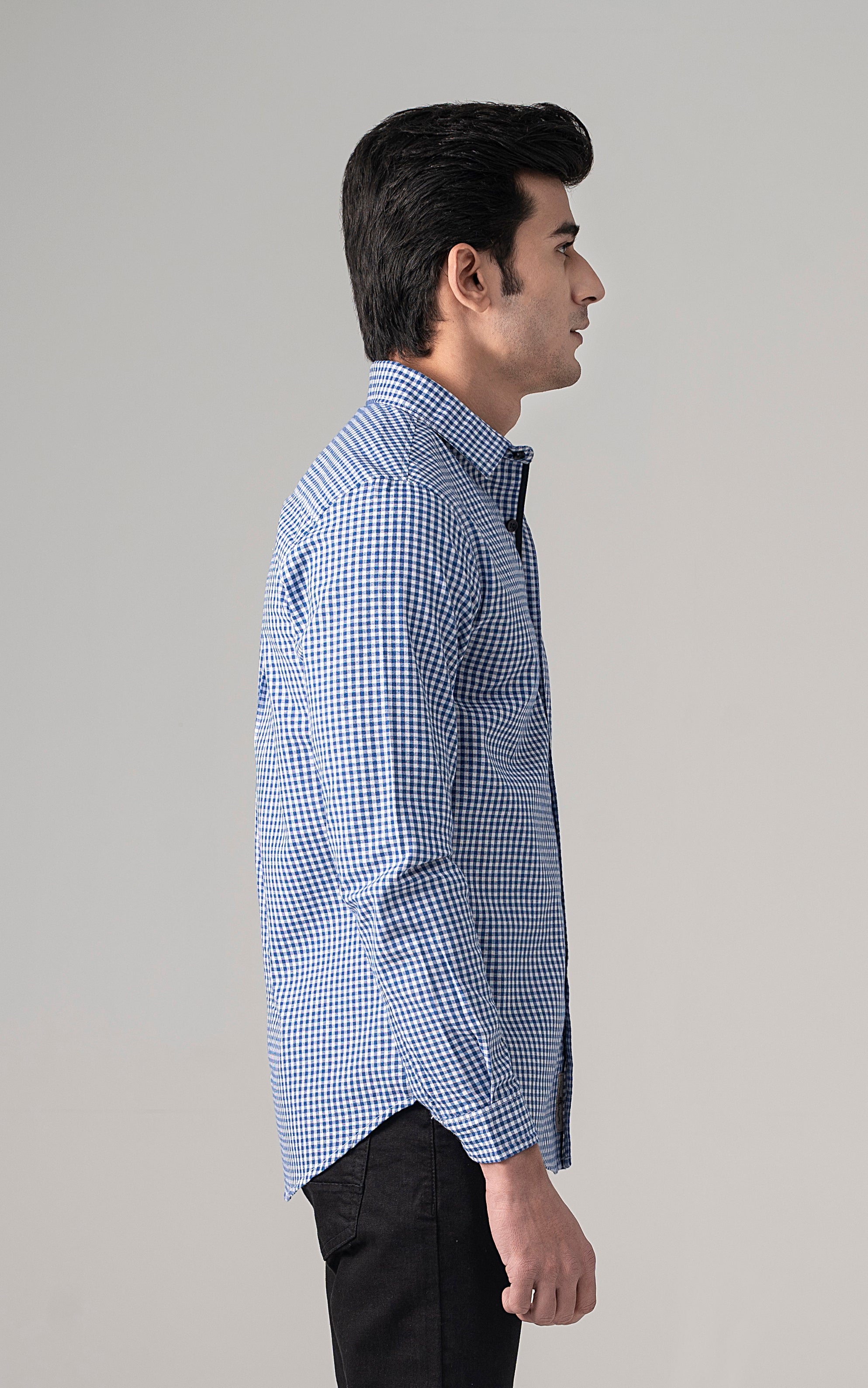 CASUAL SHIRT BLUE CHECK