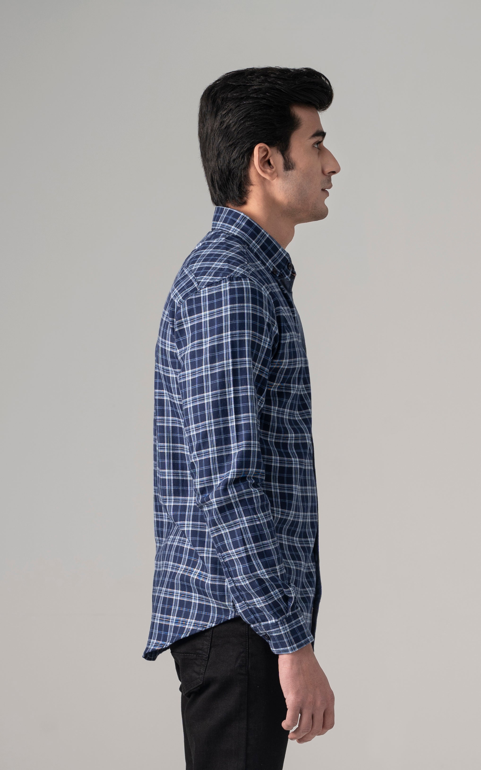 CASUAL SHIRT BLUE CHECK