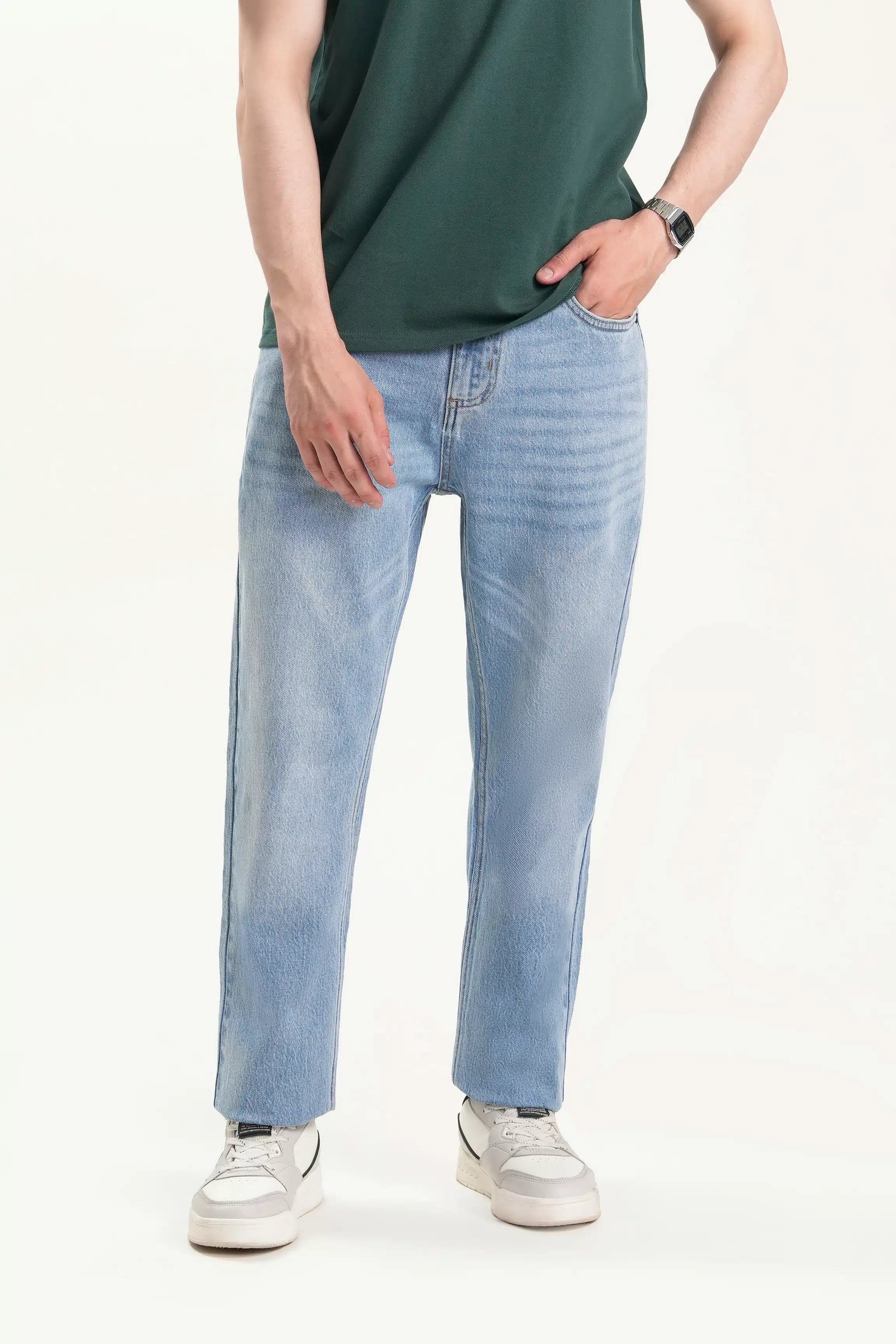 JEANS STRAIGHT FIT LIGHT BLUE