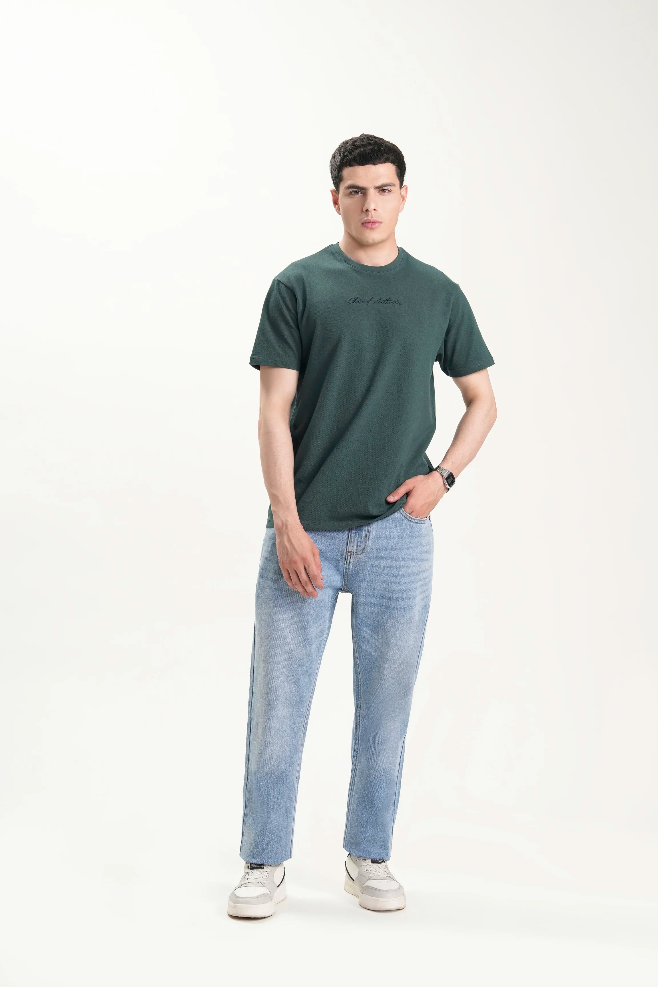 T SHIRT REGULAR FIT GREEN
