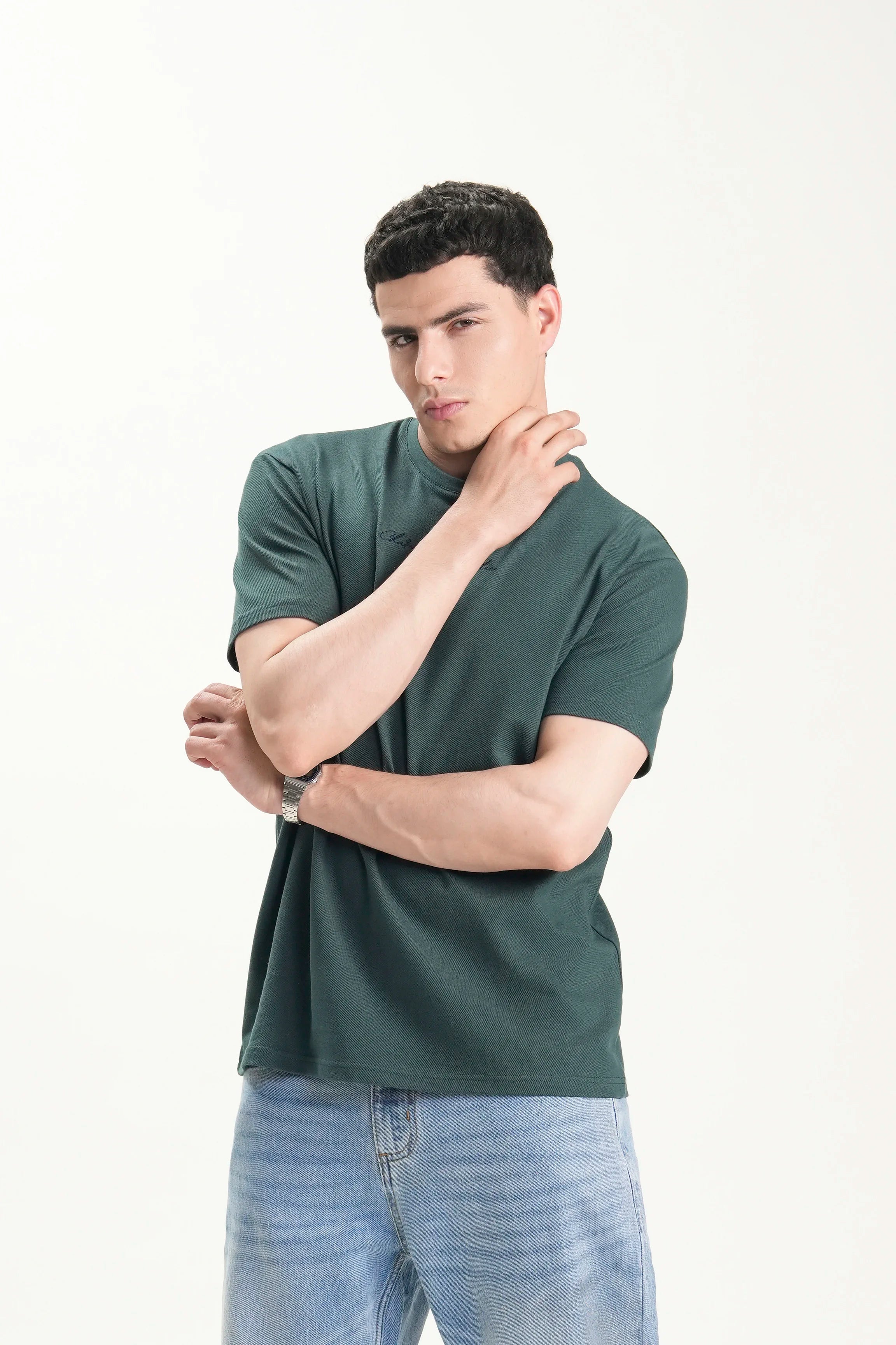 T SHIRT REGULAR FIT GREEN
