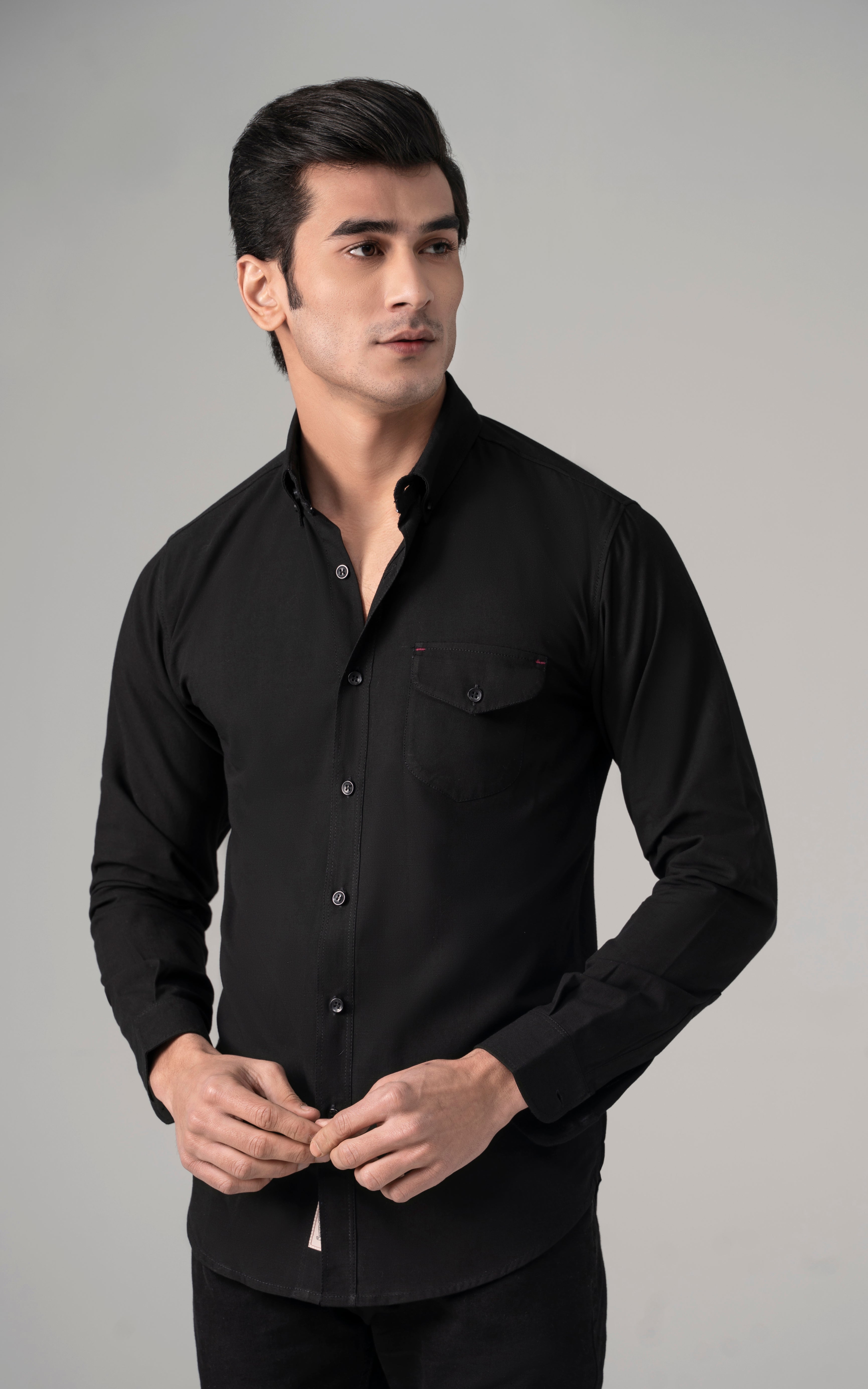 CASUAL SHIRT BLACK