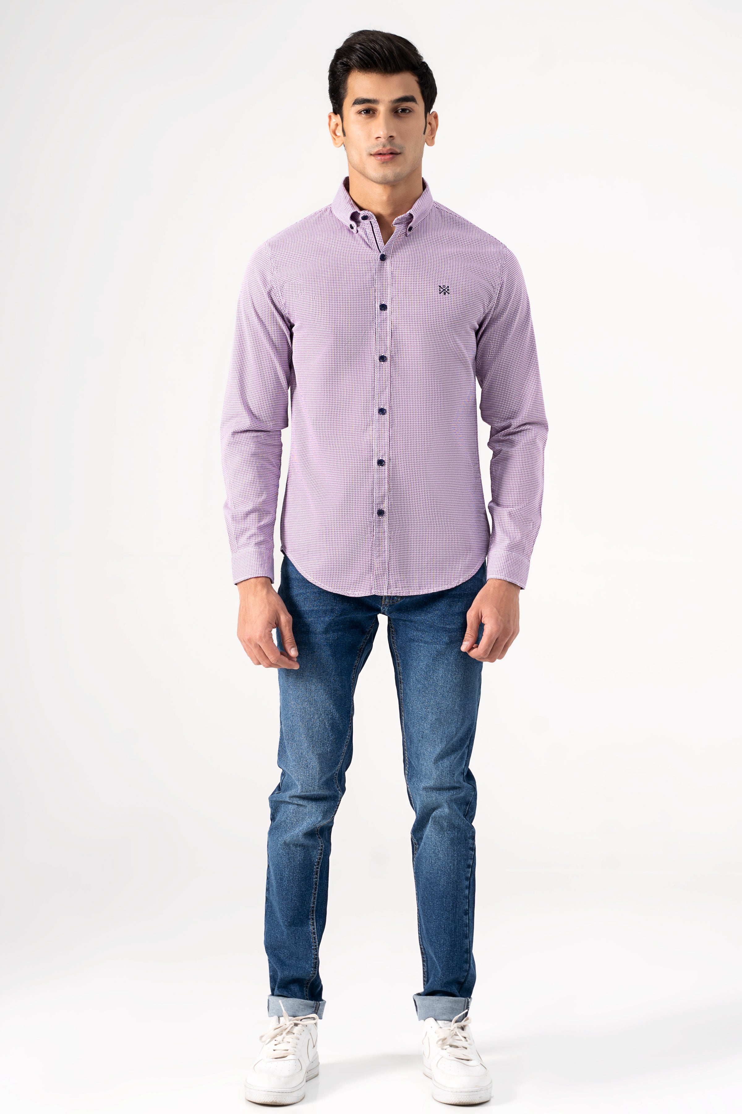 CASUAL SHIRT PURPLE