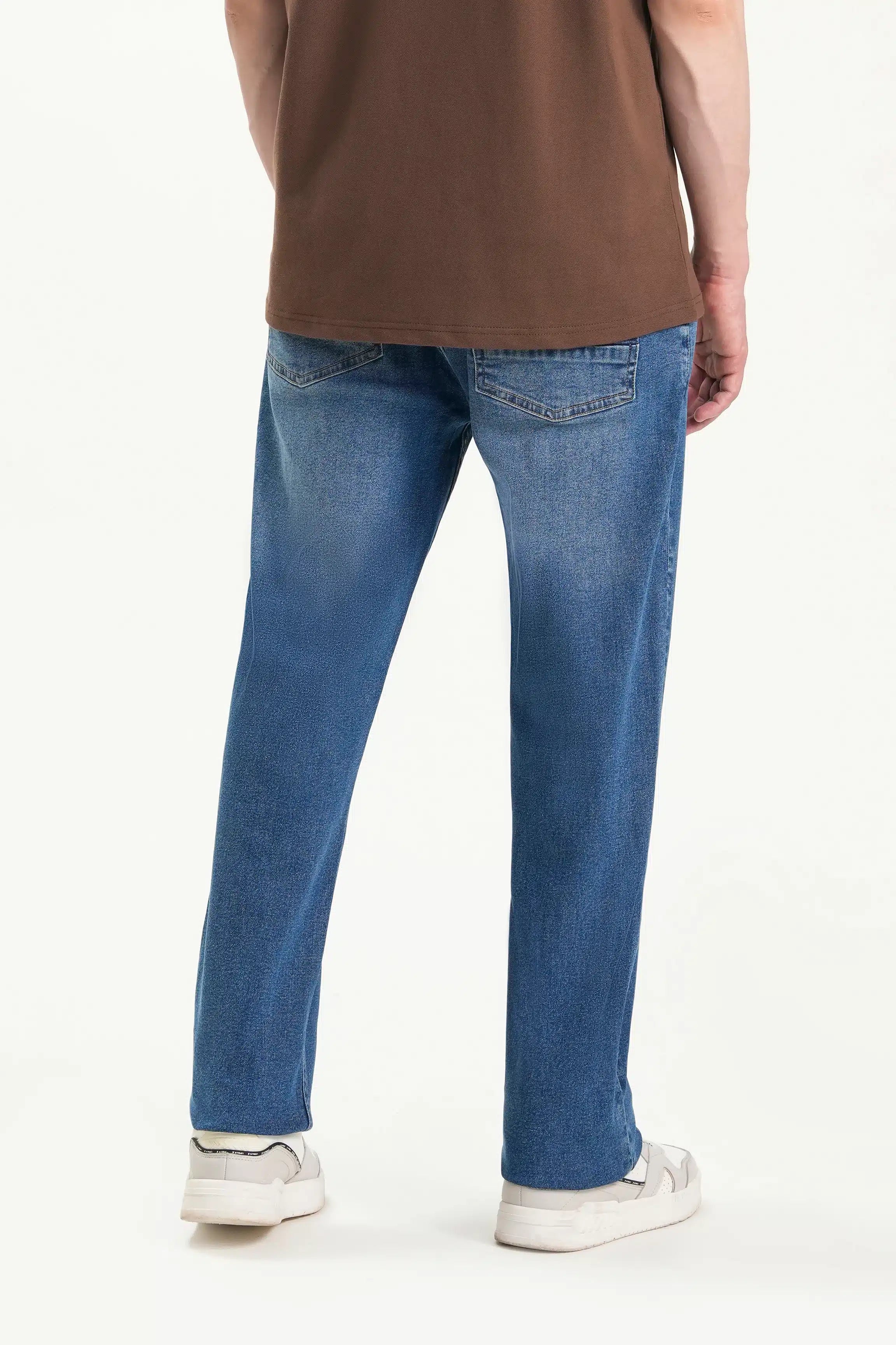 JEANS STRAIGHT FIT MID BLUE